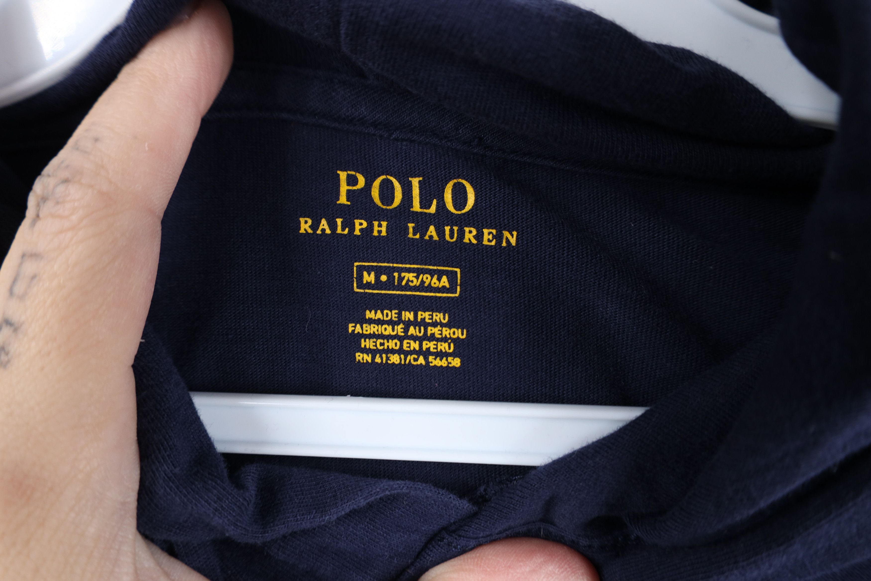 Ralph Lauren Vintage Ralph Lauren Block Letter Spell Out Hooded T-Shirt Size US M / EU 48-50 / 2 - 10 Thumbnail