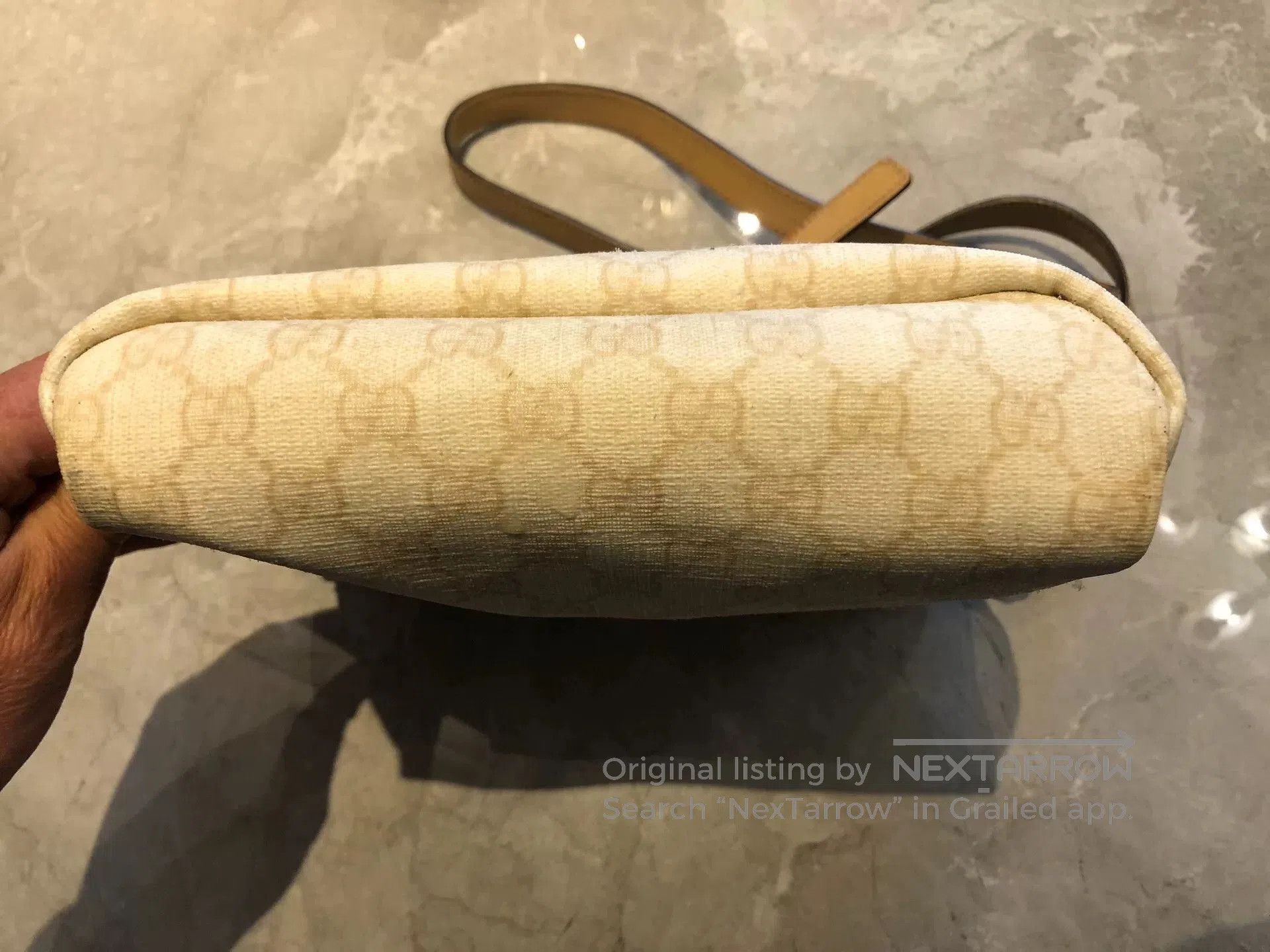 Gucci Gucci Beige Medium GG Print Shoulder Bag. Size ONE SIZE - 7 Thumbnail