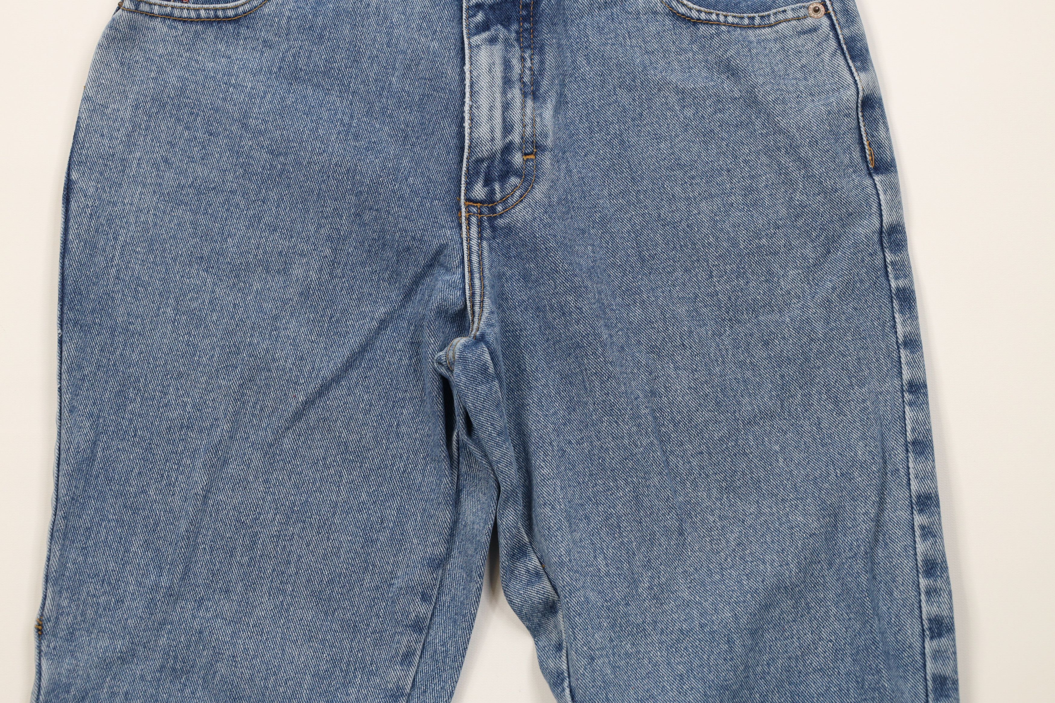Vintage Vintage 90s Y2K Streetwear Babydoll Flared Denim Jeans Size 30" / US 8 / IT 44 - 3 Thumbnail