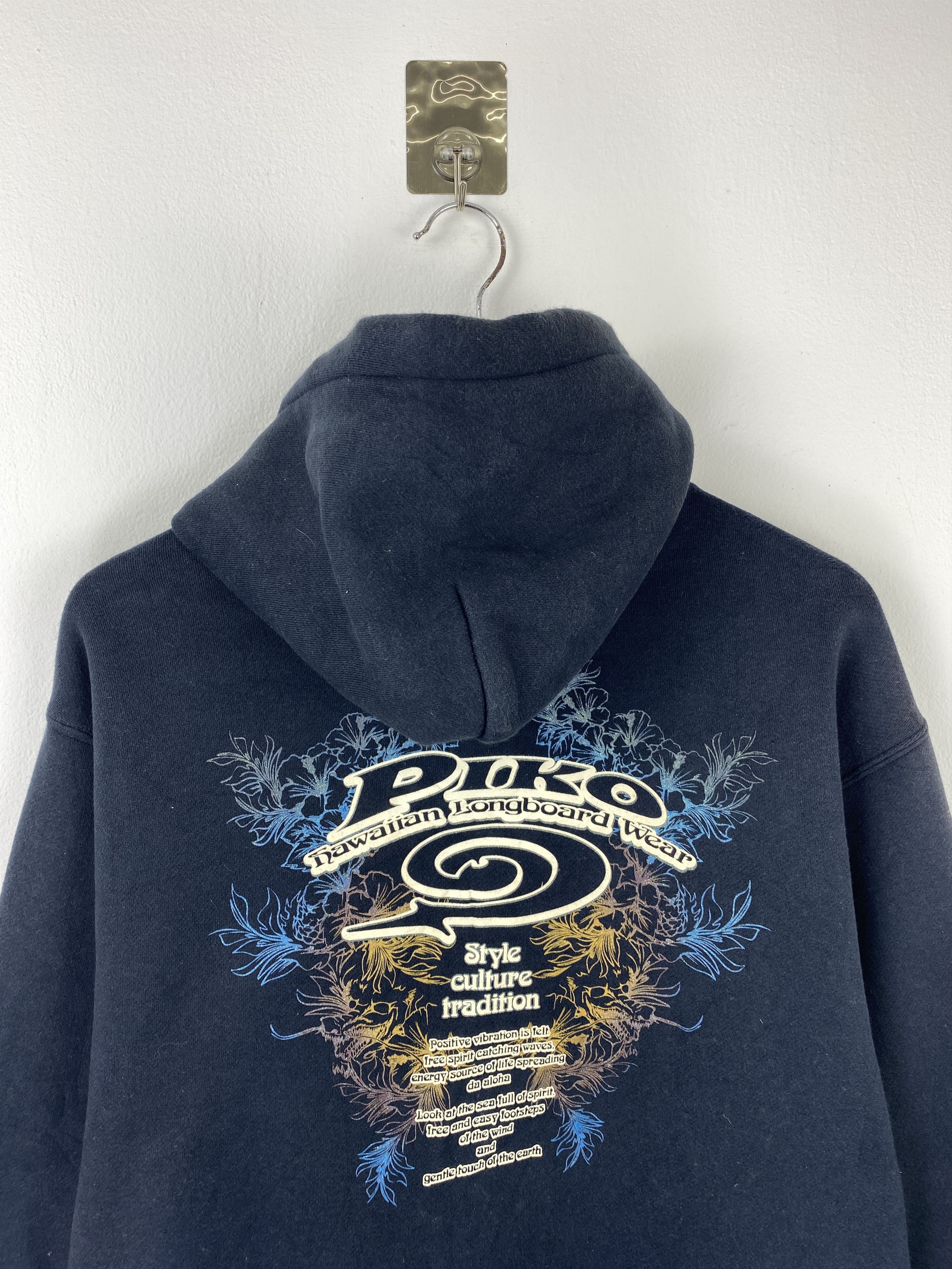 Vintage Vintage Piko Hawaii Faded Zipper Up Hoodie SH0531 Size US L / EU 52-54 / 3 - 4 Thumbnail