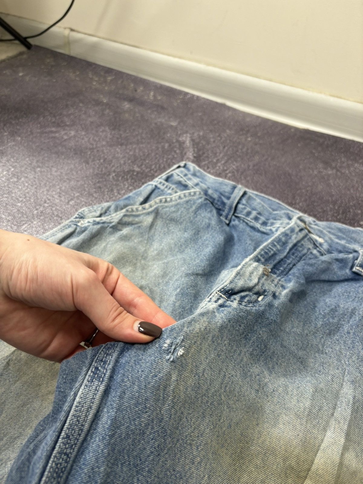Carhartt Vintage Carhartt Original Dungaree Fit Y2K Work Baggy Jeans Size US 32 / EU 48 - 12 Thumbnail