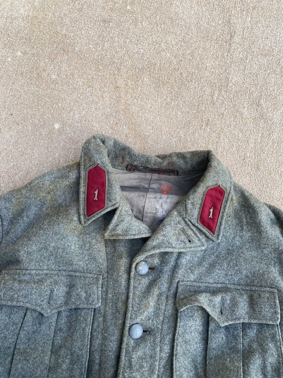 Vintage Vintage 80’s army multi pocket woll jacket Size US XL / EU 56 / 4 - 19 Thumbnail