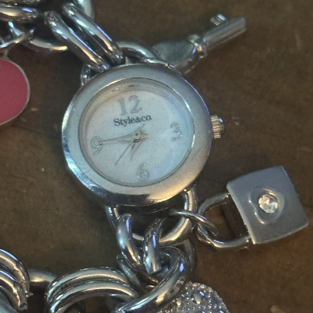 Style & Co Style & Co silver tone charm bracelet watch Size ONE SIZE - 8 Thumbnail