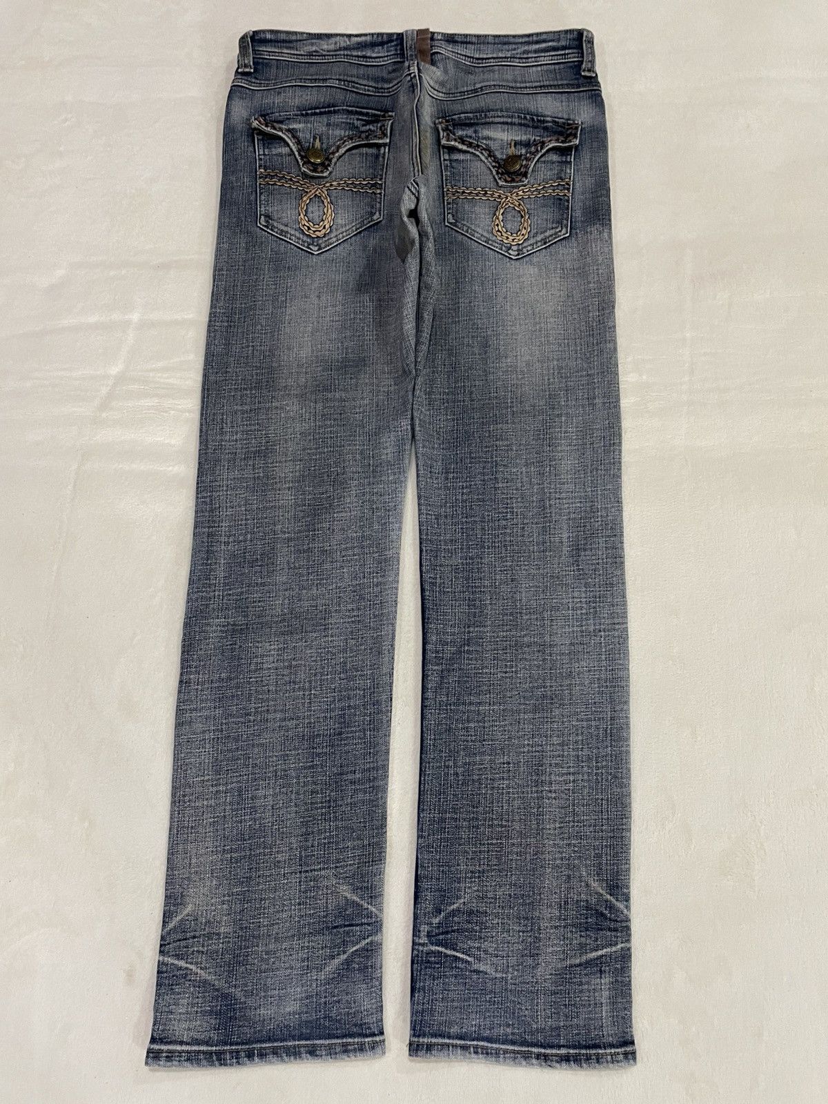 Japanese Brand Vintage Japanese Brand Faded Denim Jeans Size US 33 - 9 Thumbnail