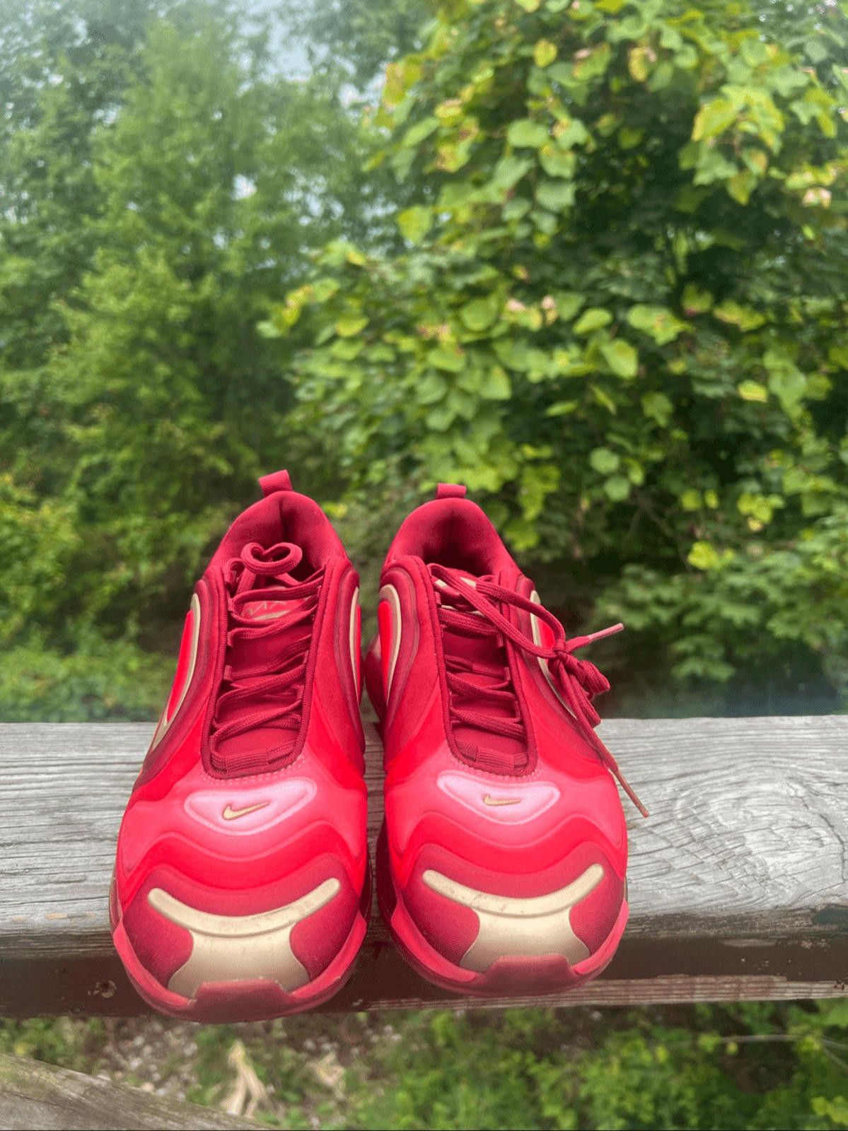 Nike Nike Air Max 720 (GS) AQ3195-600 Team Crimson Red Sz 7 Youth Size US 7 / EU 40 - 7 Thumbnail