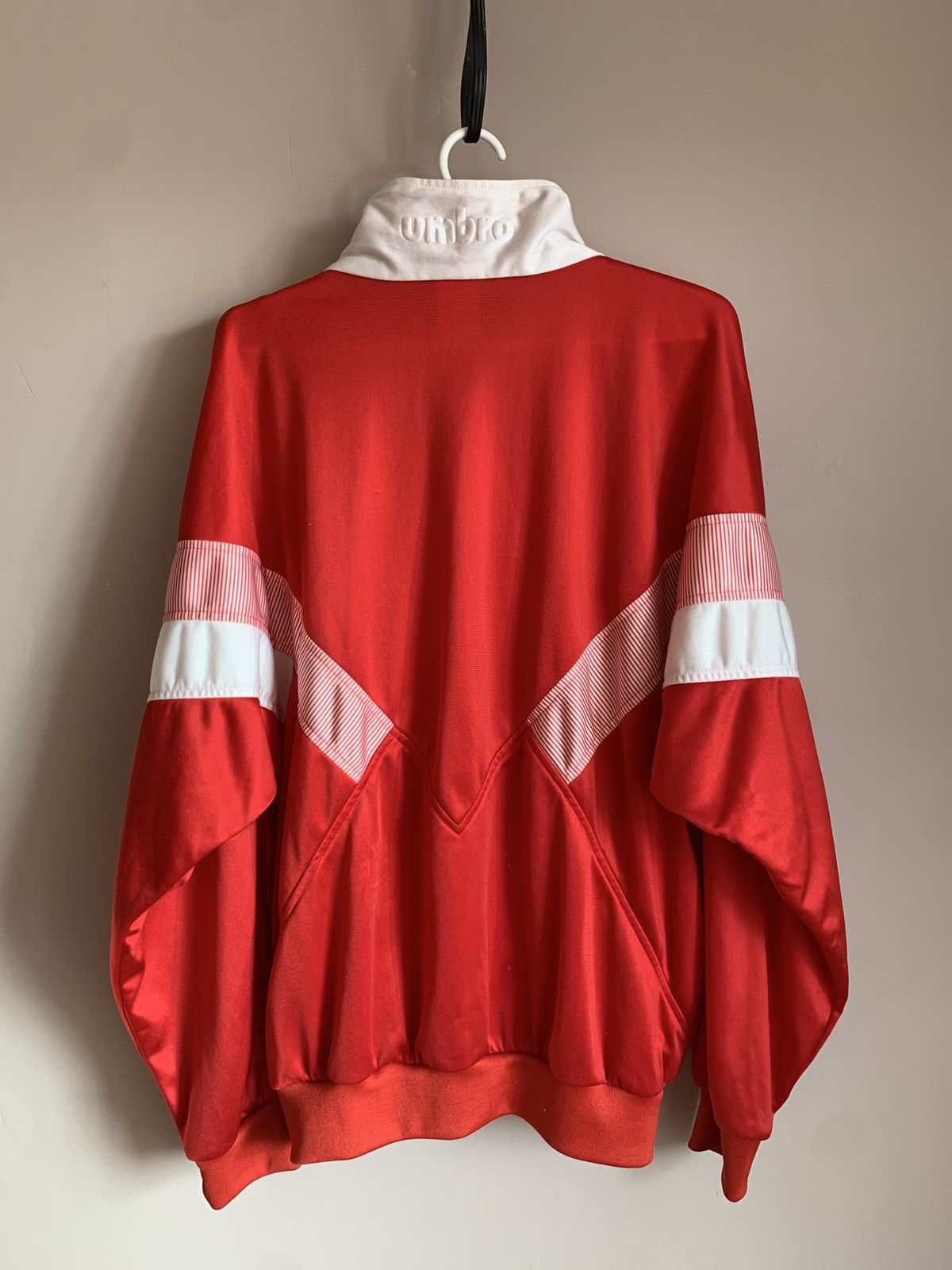 Umbro Umbro Vintage 90s Zip Football Jacket Soccer Retro Size L Size US L / EU 52-54 / 3 - 2 Thumbnail