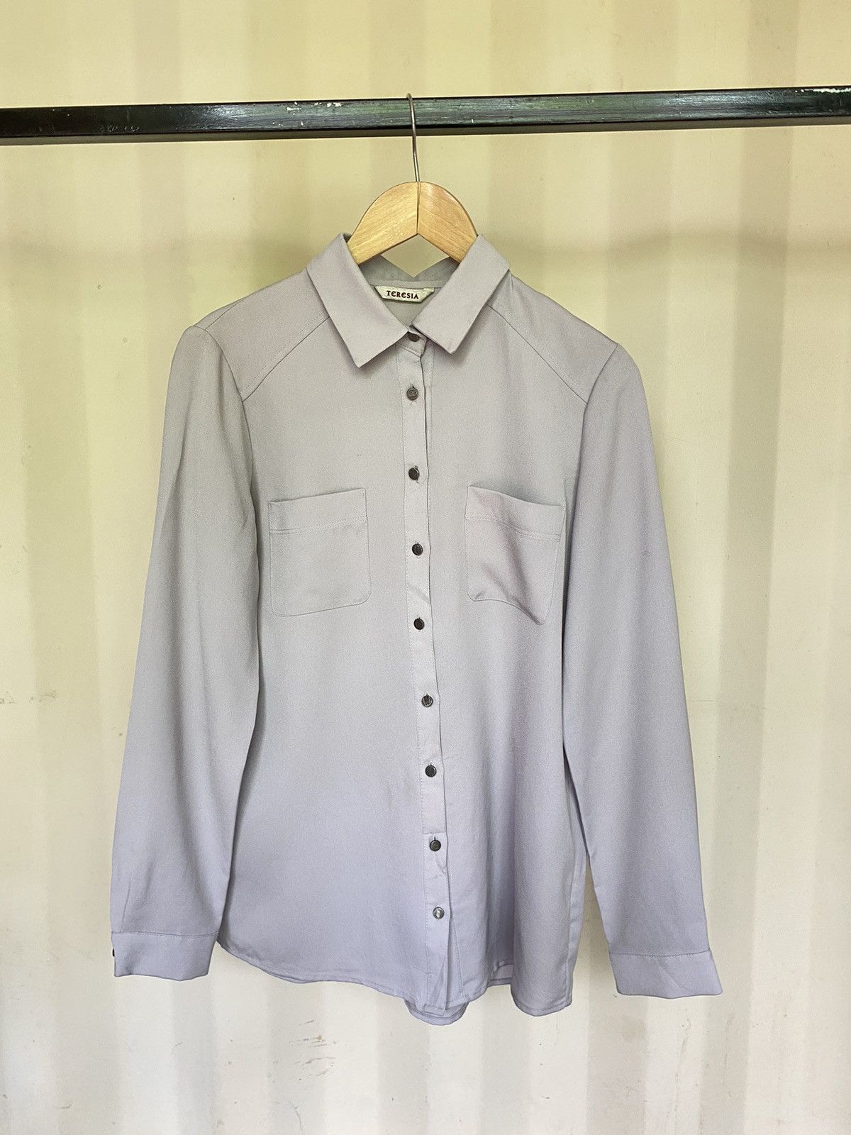 Japanese Brand Teresia grey shirt Size S / US 4 / IT 40 - 14 Thumbnail