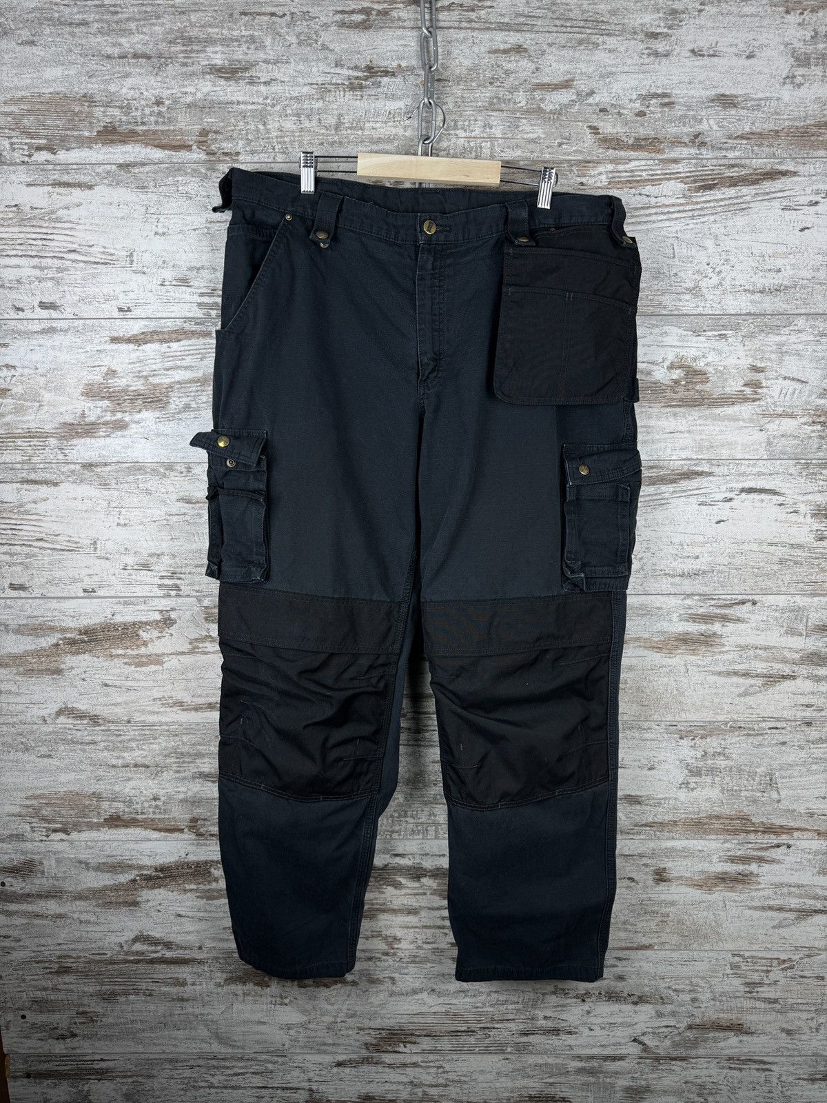 Mens Vintage Carhartt Workwear Double Knee Cargo pants rare