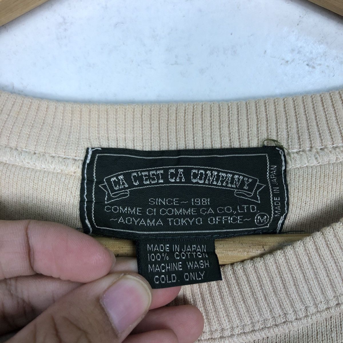 Japanese Brand × Vintage Comme ci comme co japanese brand sweatshirt shirt large Size US L / EU 52-54 / 3 - 12 Thumbnail