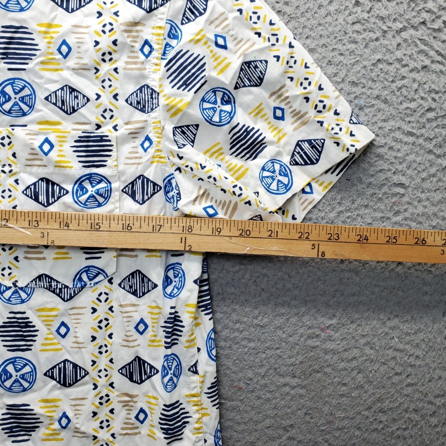 The North Face The North Face Mens Shirt Geometric Short Sleeve Collared Button Up M Multicolor Size US M / EU 48-50 / 2 - 4 Thumbnail