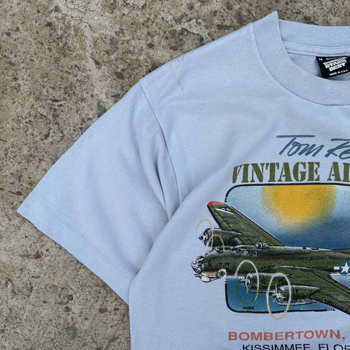 Japanese Brand VTG Tom Reilly Vintage Aircraft Bombertown USA Single stitch Size US S / EU 44-46 / 1 - 4 Thumbnail