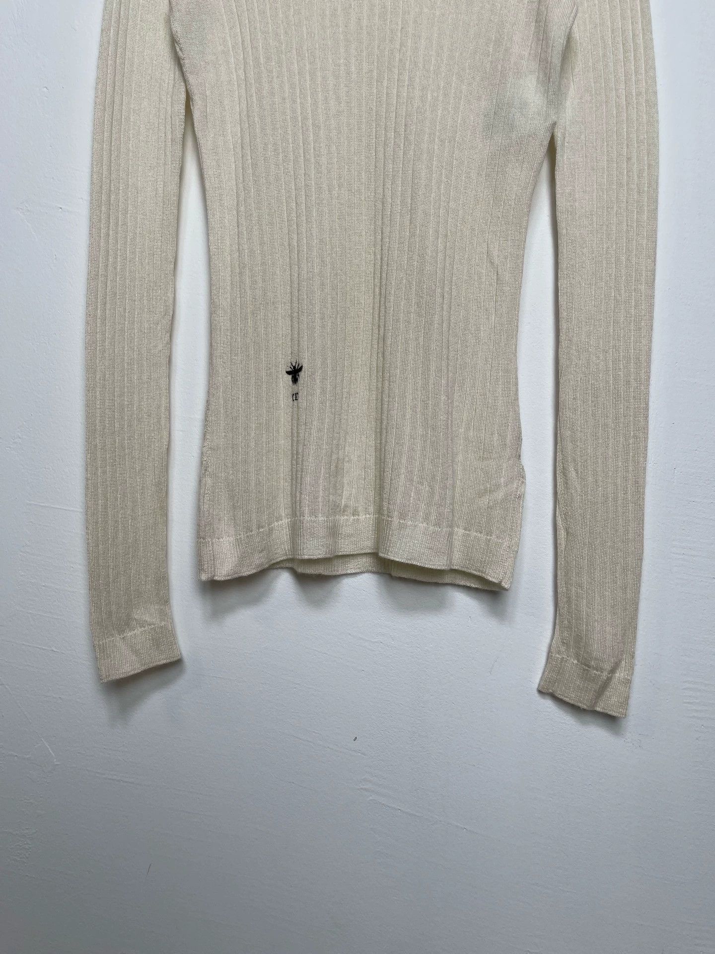 Dior Dior Embroidered Bee Turtleneck Sweater 38 Size S / US 4 / IT 40 - 4 Thumbnail