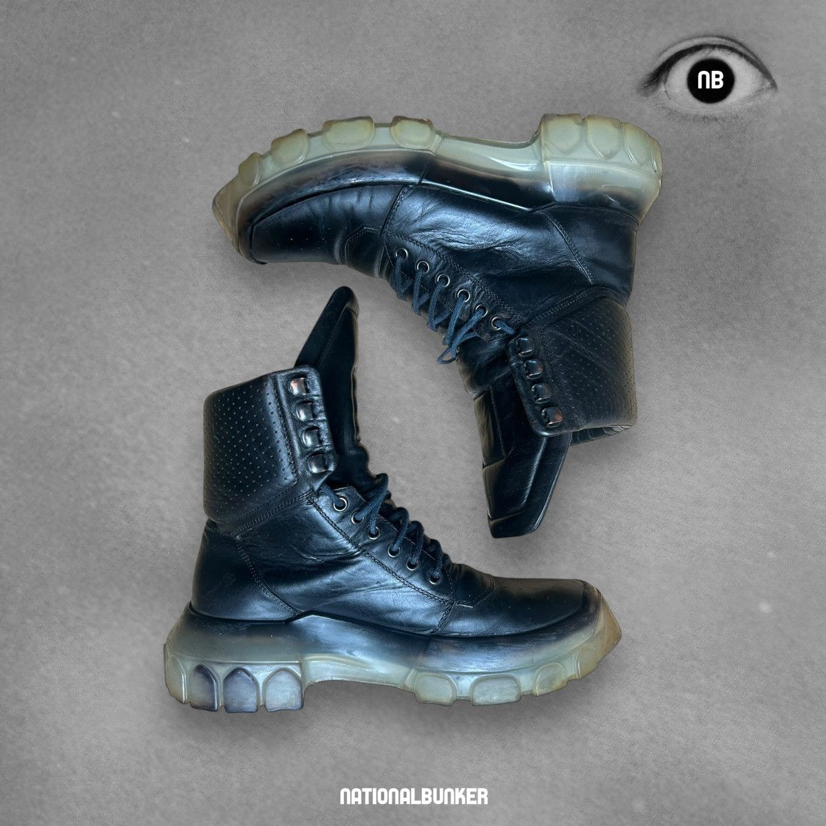 Rick Owens Sisyphus Tractor Boots | Grailed