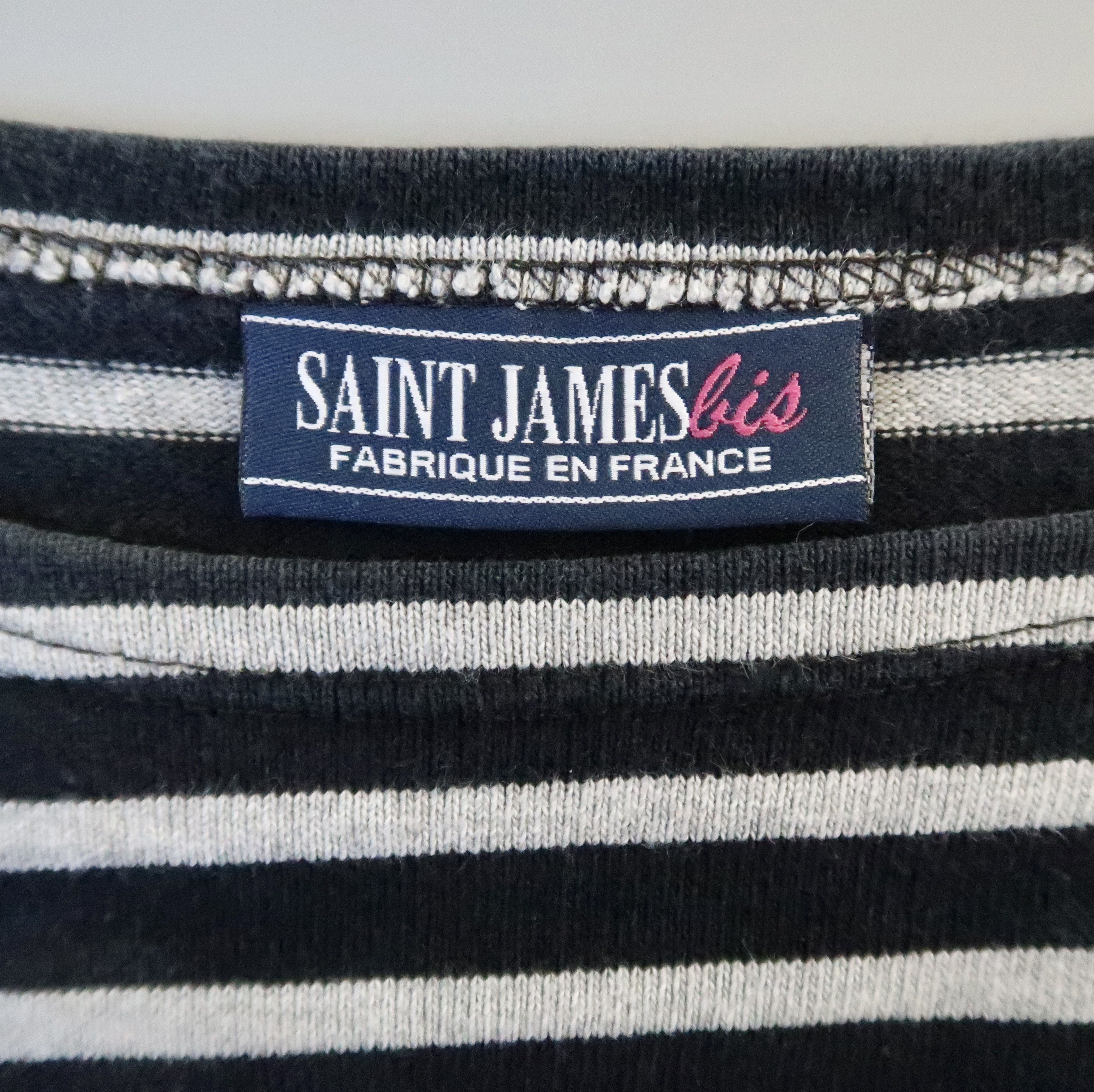 Saint James SAINT JAMES lis heavyweight cotton 3/4 sleeve breton shirt Size US M / EU 48-50 / 2 - 9 Thumbnail