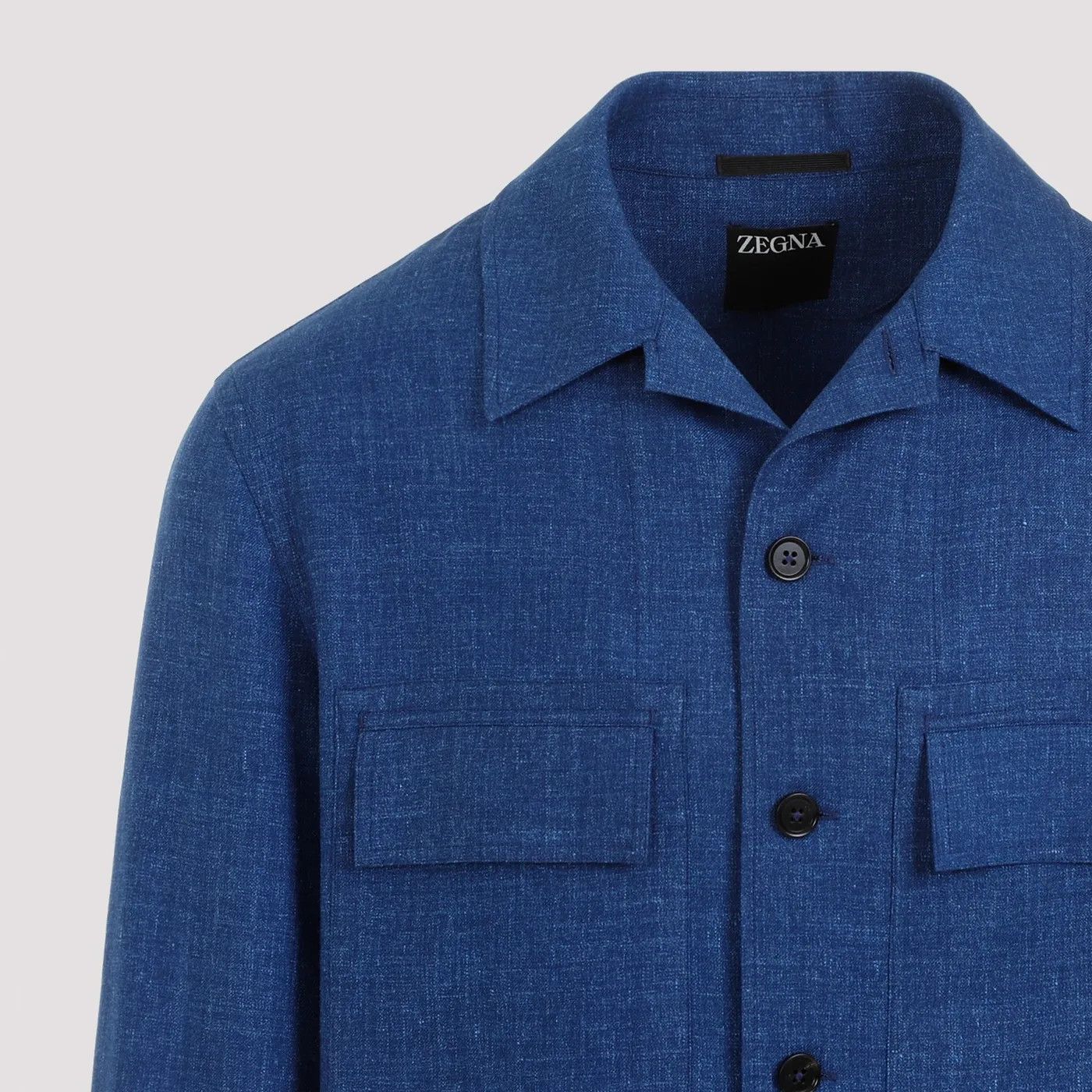 Ermenegildo Zegna o1s1rm0425 RUDV60A7 Shirt in Blue Size US XL / EU 56 / 4 - 3 Thumbnail