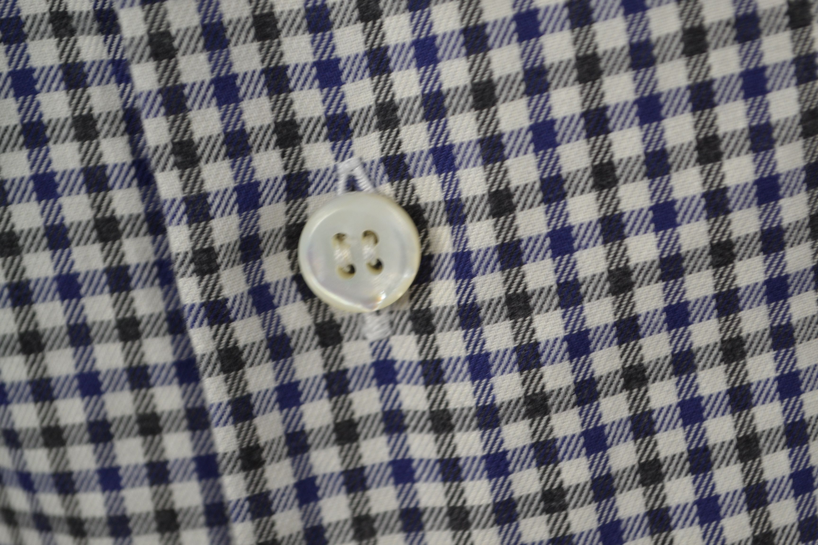 Brioni Brioni S size Button Up Cotton Check Shirt Size US S / EU 44-46 / 1 - 5 Thumbnail