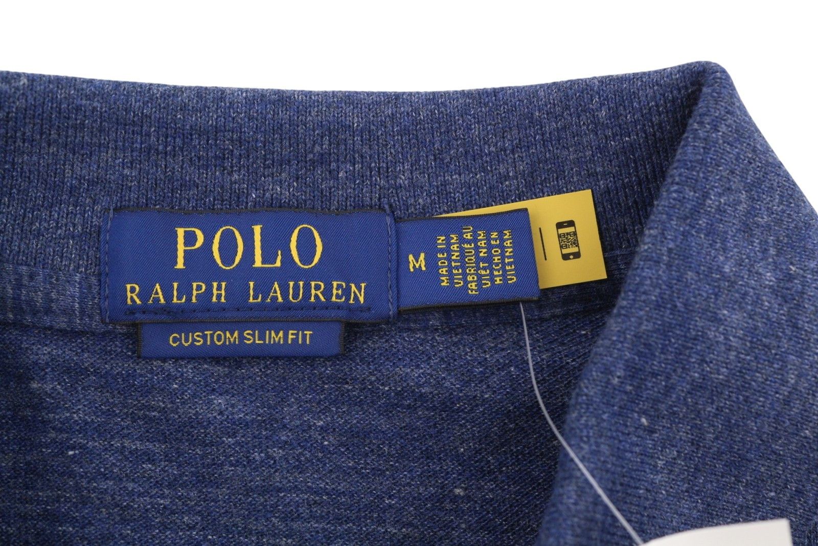 Ralph Lauren CUSTOM SLIM FIT M Melange Embroidered Logo 87908 Size US M / EU 48-50 / 2 - 7 Thumbnail