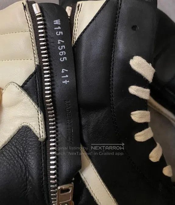Rick Owens rick owens black leather sneakers size 41.5. Size US 8.5 / EU 41-42 - 6 Thumbnail