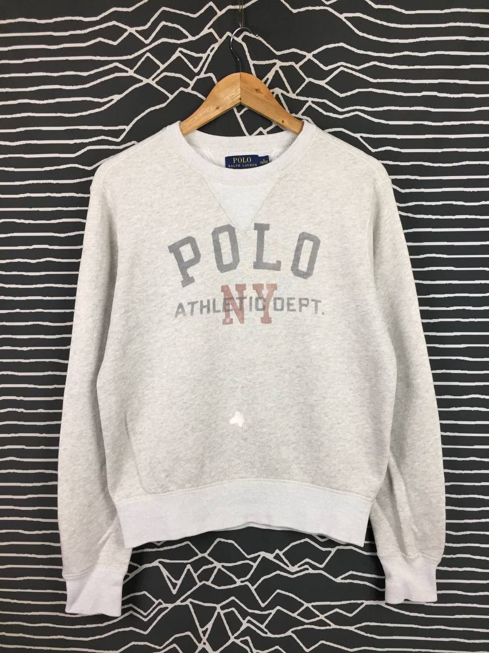 Polo Ralph Lauren Vtg Polo Ralph Lauren Athletic Dept. NY Sweatshirt Size US S / EU 44-46 / 1 - 1 Thumbnail
