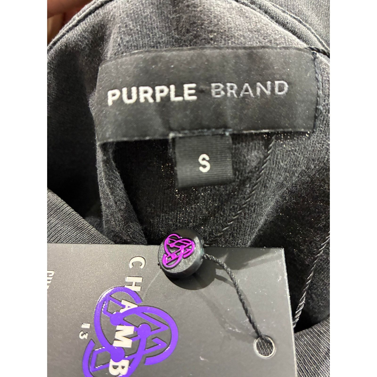 Purple Brand Purple Brand Grey Monogram Tee Size US S / EU 44-46 / 1 - 3 Thumbnail