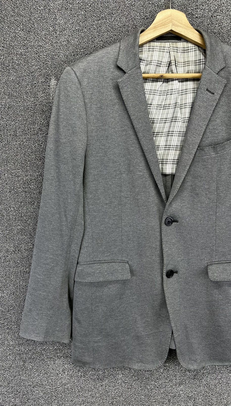 Burberry Vintage Burberry Black Label Grey Blazer Coat Jacket Size M / US 6-8 / IT 42-44 - 3 Thumbnail