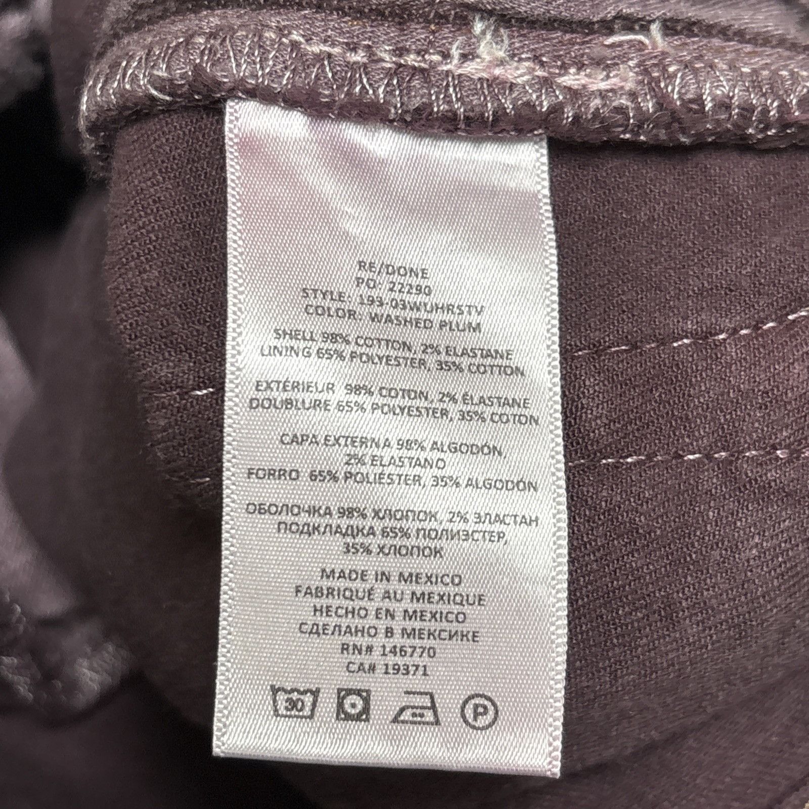 RE/DONE Anthropologie RE/DONE Jeans Womens 27 70s Ultra High Rise St Size 27" / US 4 / IT 40 - 8 Thumbnail