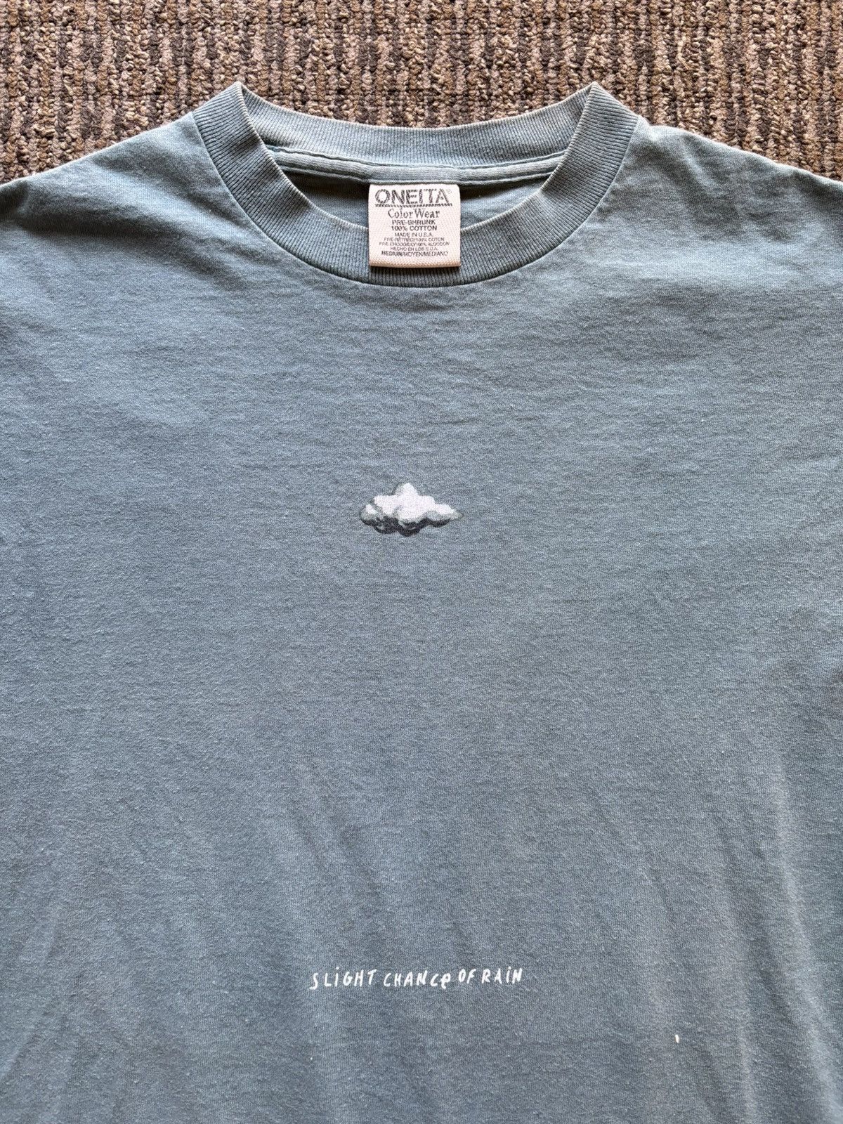 Vintage Vintage 90s Slight Chance of Rain Tee Size US L / EU 52-54 / 3 - 2 Thumbnail