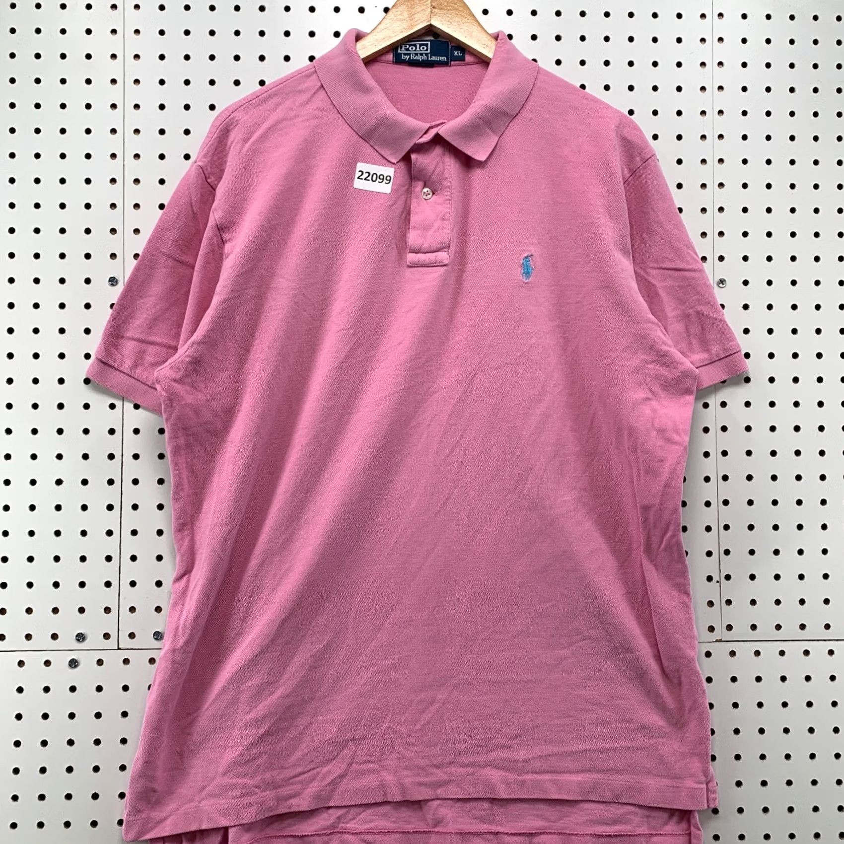 Polo Ralph Lauren Polo Ralph Lauren Polo Shirt Pink Blue Pony Short Sleeve Men Mens XL Size US XL / EU 56 / 4 - 7 Thumbnail