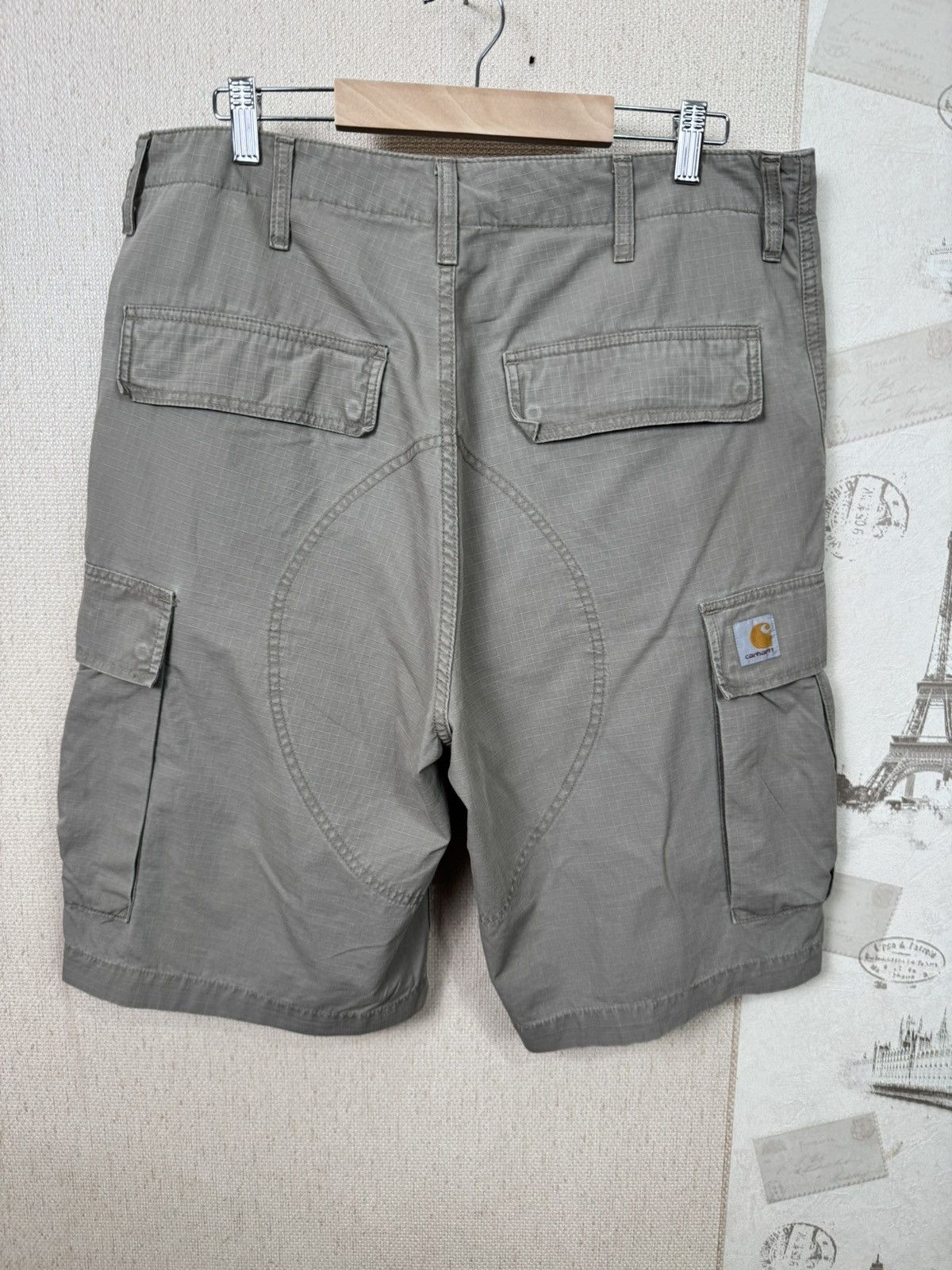 Carhartt Vintage Carhartt Bermuda Shorts Cargo Sand Streetwea 34 XL Size US 34 / EU 50 - 11 Thumbnail