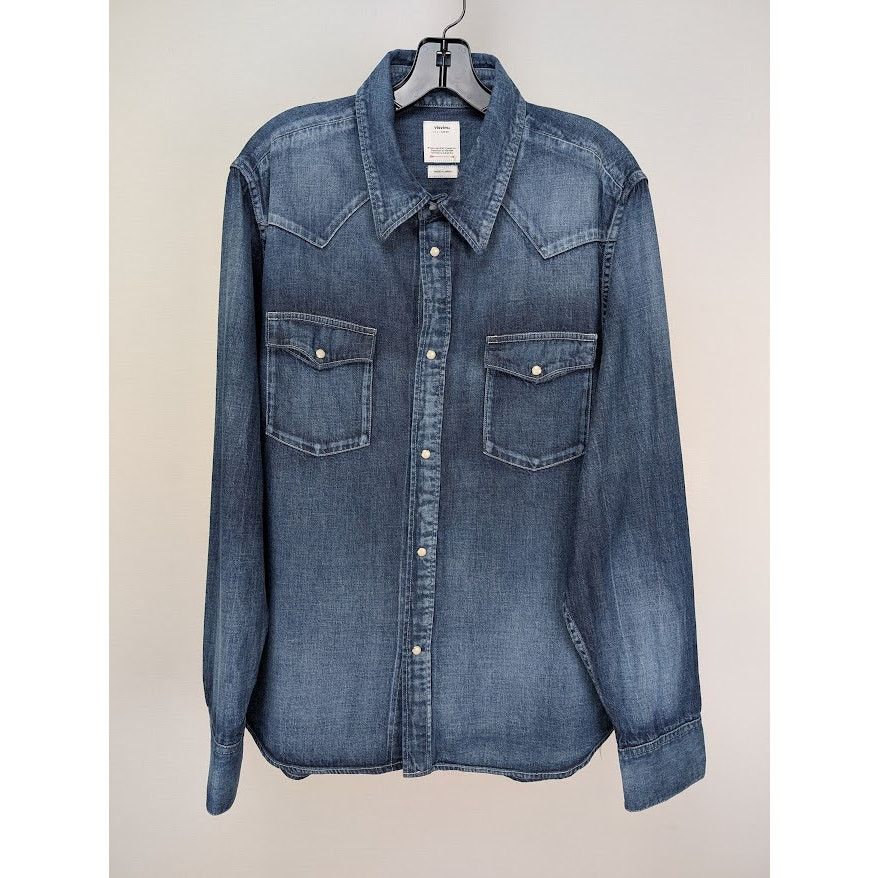 Visvim o1rshd1 Social Sculpture Shirt in Indigo Size US M / EU 48-50 / 2 - 1 Thumbnail