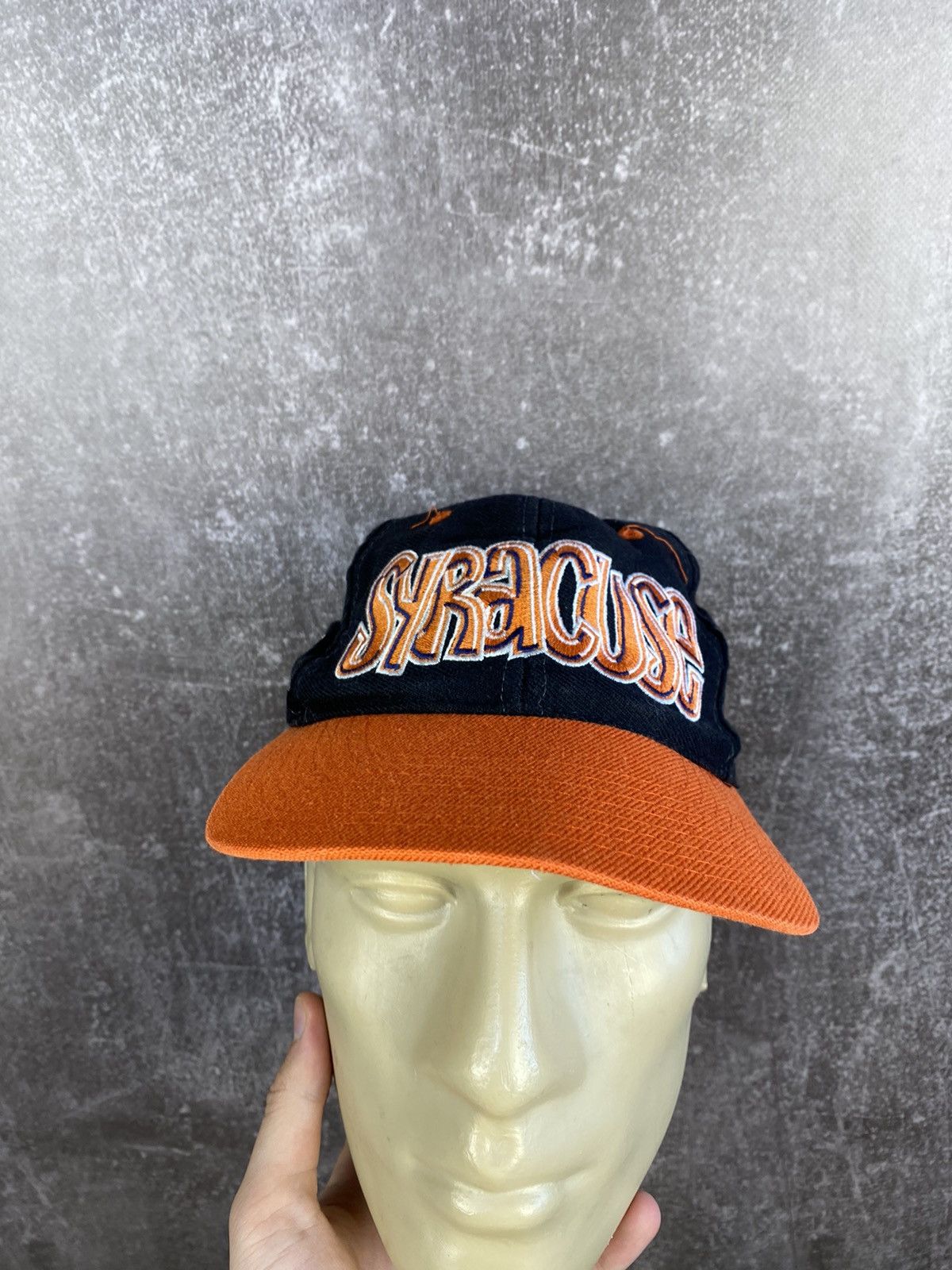 Logo 7 × Vintage Syracuse University Orange Baseball Hat Cap SU Cuse 7 Logo Size ONE SIZE - 2 Thumbnail