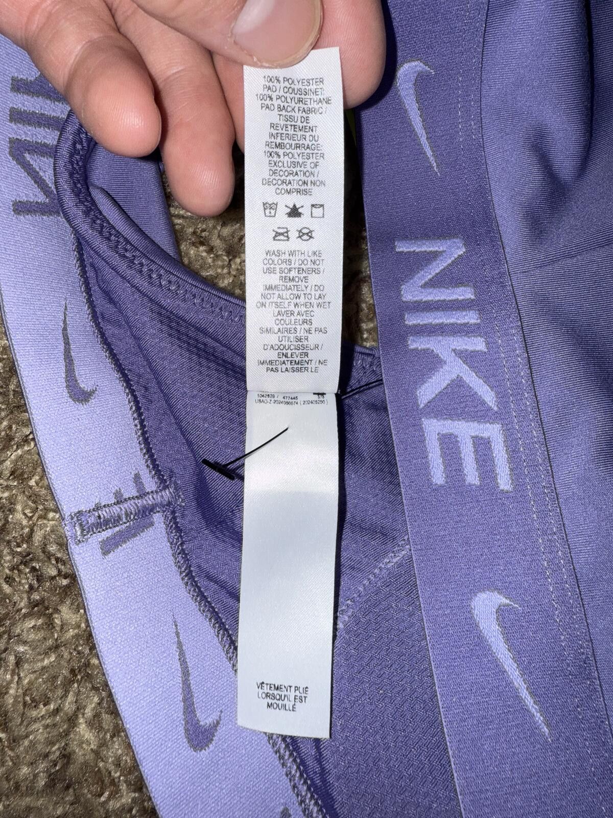 Nike Nike Indy Light Support Women's Adjustable Sports Bra Sample Size ONE SIZE - 10 Thumbnail