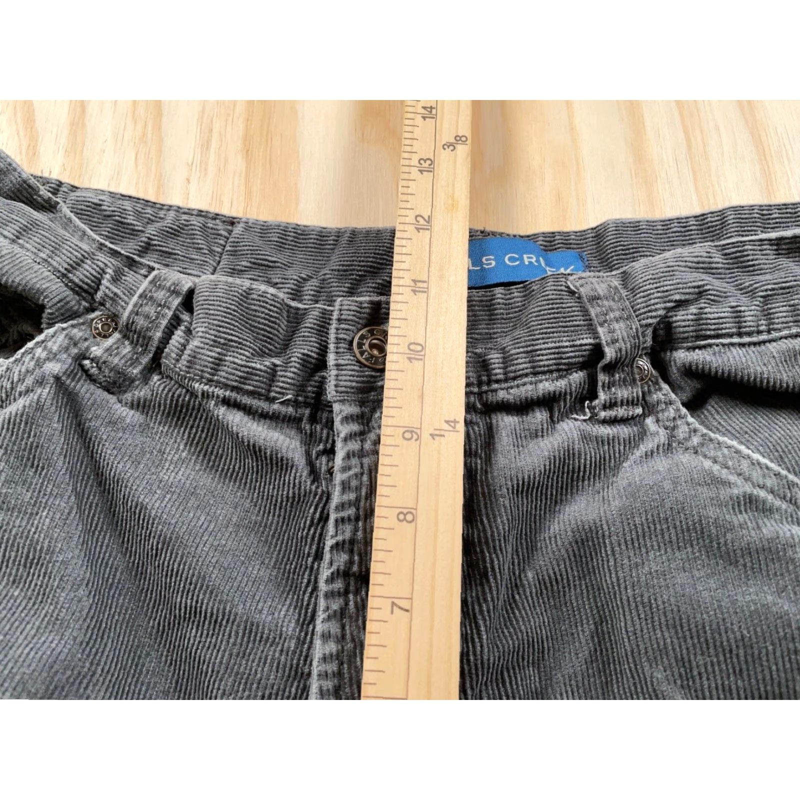 Vintage VINTAGE Falls Creek Men's Straight Leg Corduroy Pants 34x30.5 Dark Gray Y2K Retro Punk Skater Size US 33 - 6 Thumbnail