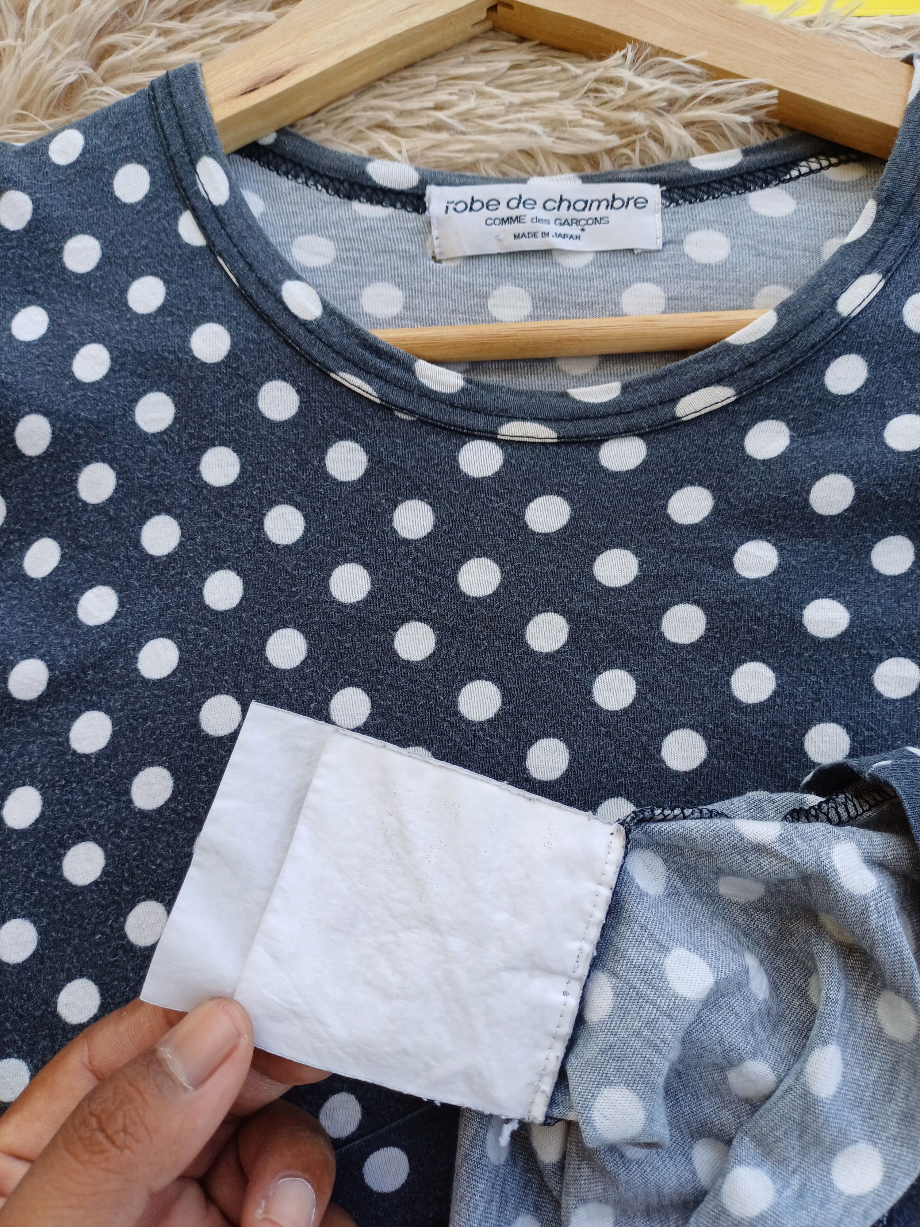Comme des Garcons Vtg 90's robe de chambre COMME des GARCONS Polka Dot Shirt Size S / US 4 / IT 40 - 8 Thumbnail