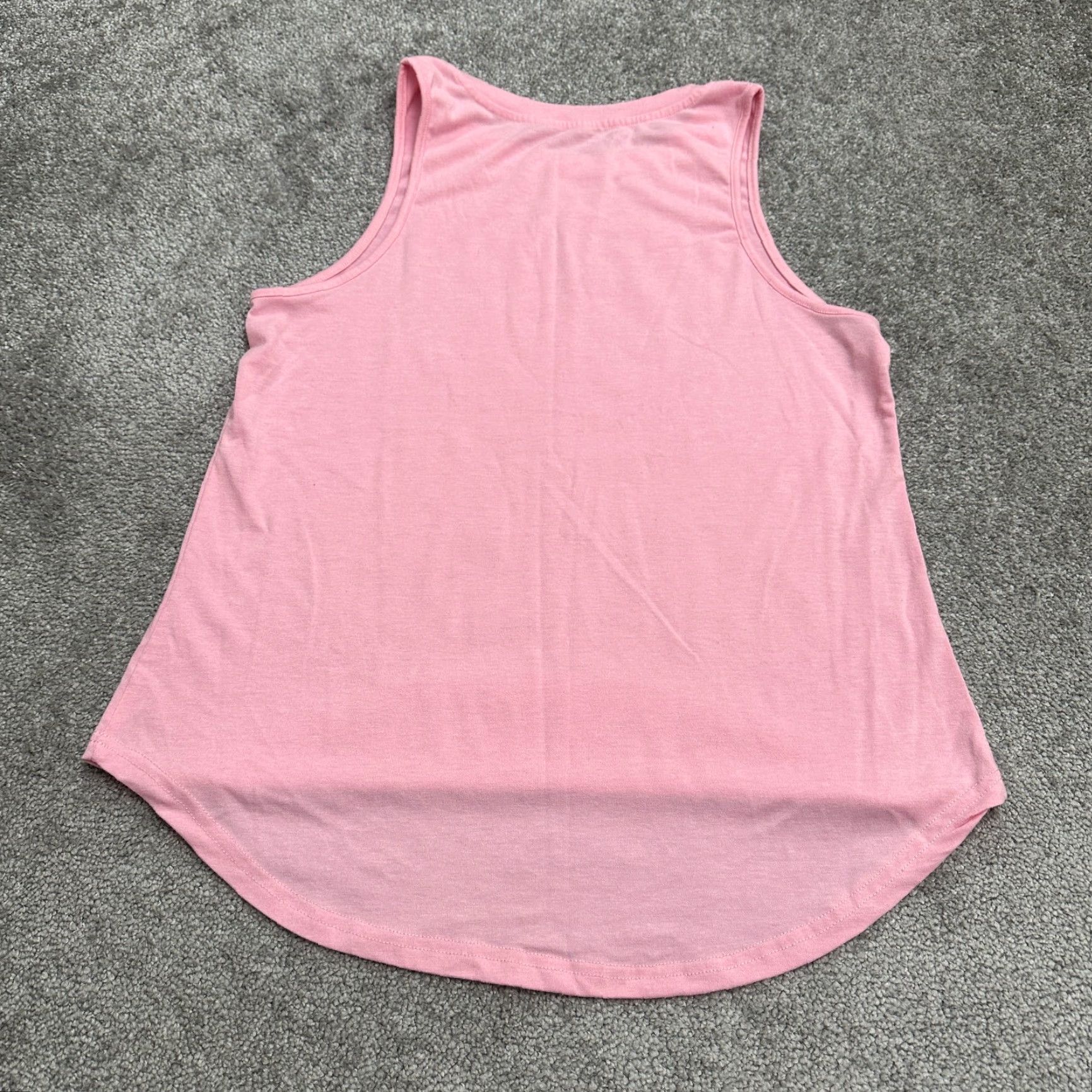 Vintage Unbranded Shirt Womens Medium Pink Halter Tank Top Solid Soft Stretch Casual Basic Size M / US 6-8 / IT 42-44 - 2 Thumbnail