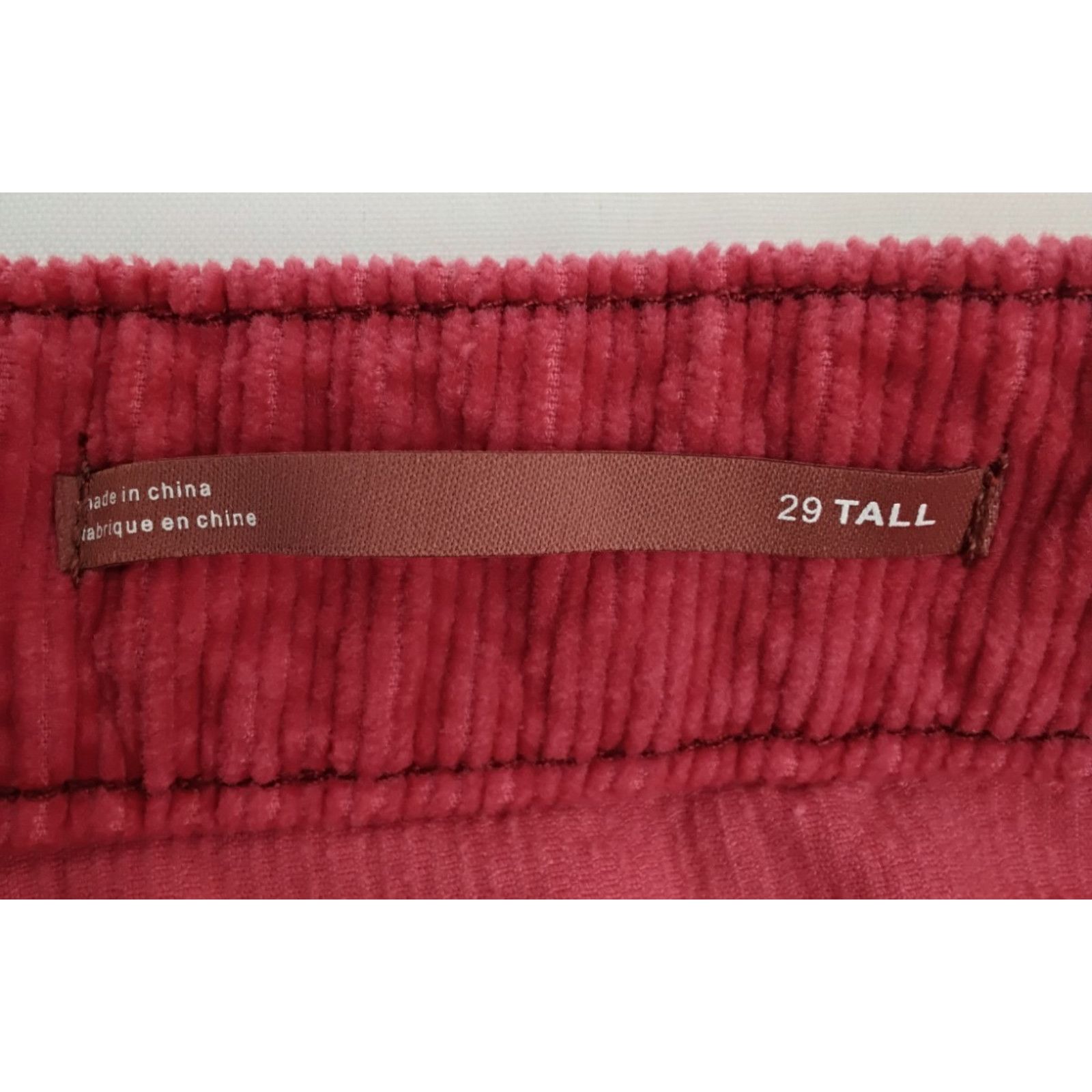 Anthropologie Anthropologie Pilcro Corduroy Pants Women's 29 Tall Pink NWT Size 29" - 8 Thumbnail