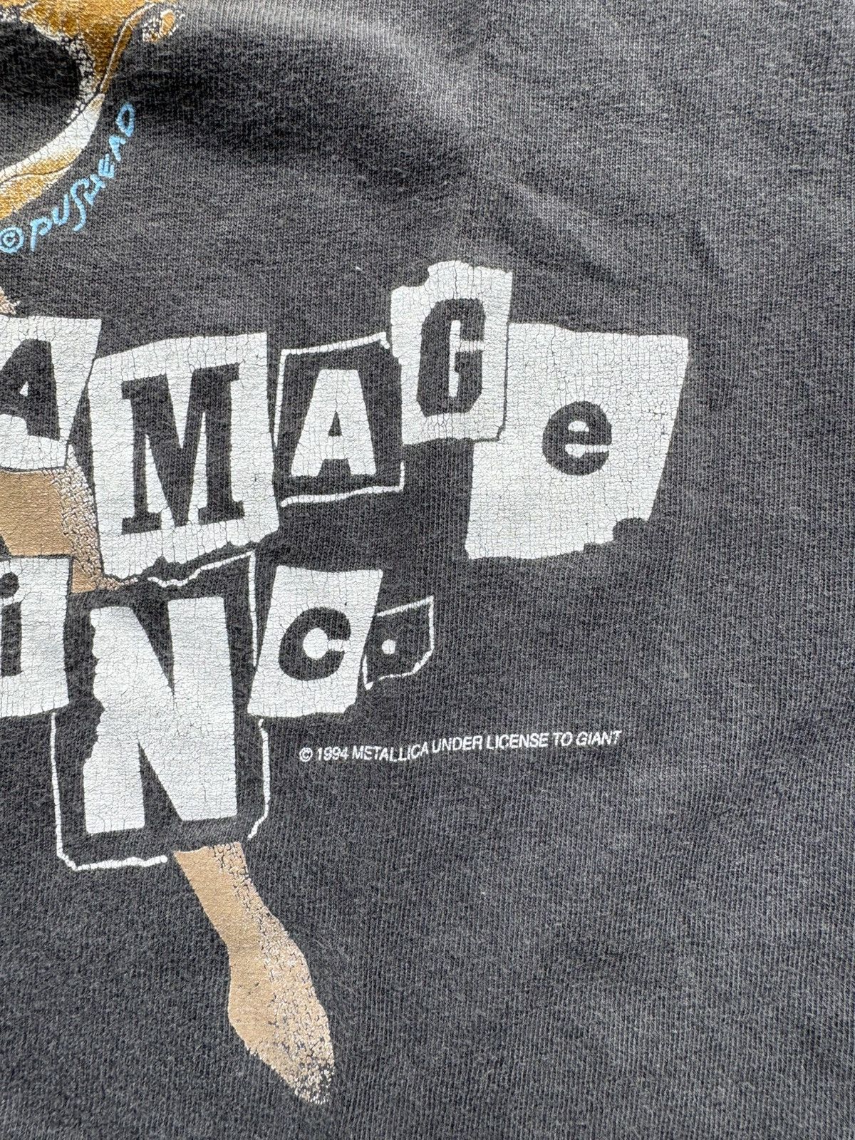 Band Tees × Metallica × Vintage Rare Vintage 1994 Metallica “Damage Inc.” Tour Tee Size US XL / EU 56 / 4 - 7 Thumbnail