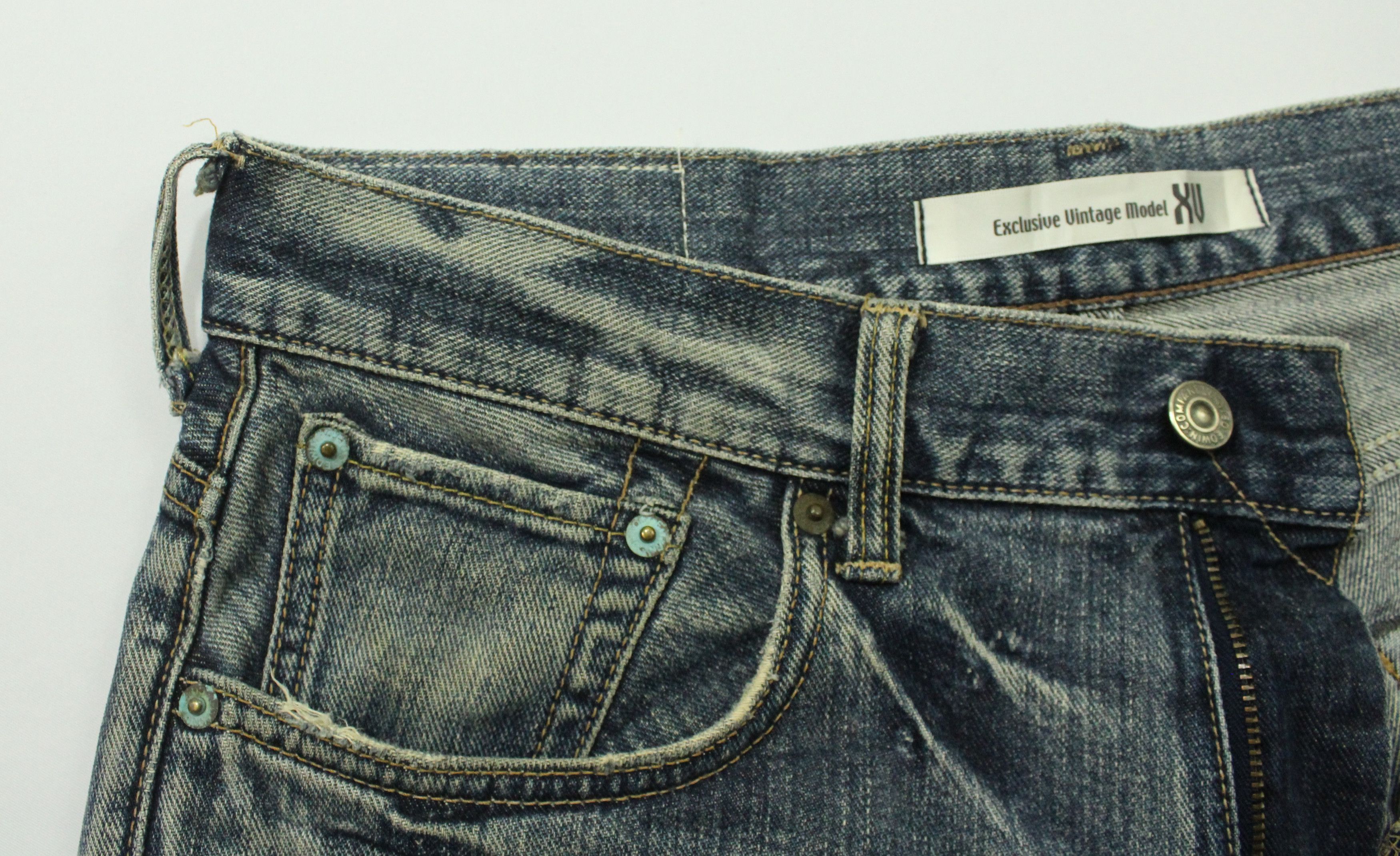Vintage Flared EDWIN Denim Distressed bootcut bellbottom Size US 31 - 15 Thumbnail