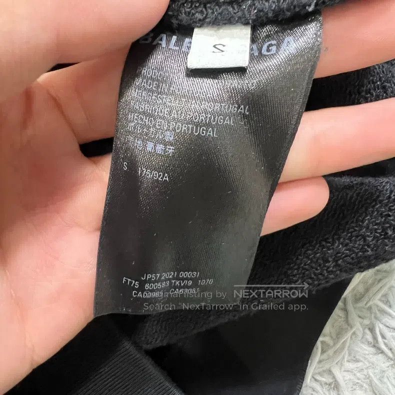Balenciaga Balenciaga Embroidered Wave Sweatshirt, Size S Size US S / EU 44-46 / 1 - 3 Thumbnail