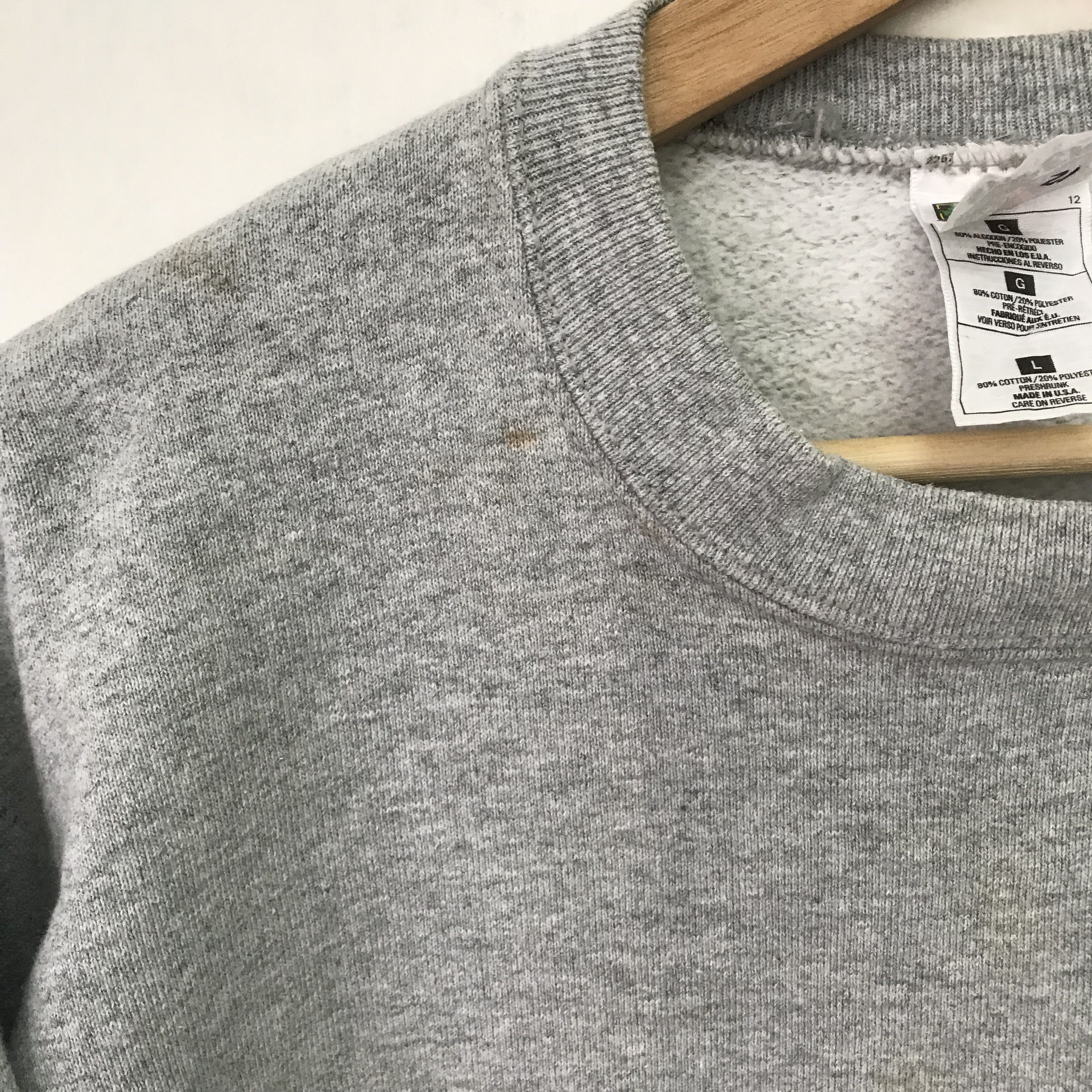 Vintage Vintage University Illinois Gray Sweatshirt - 453 Size US L / EU 52-54 / 3 - 6 Thumbnail