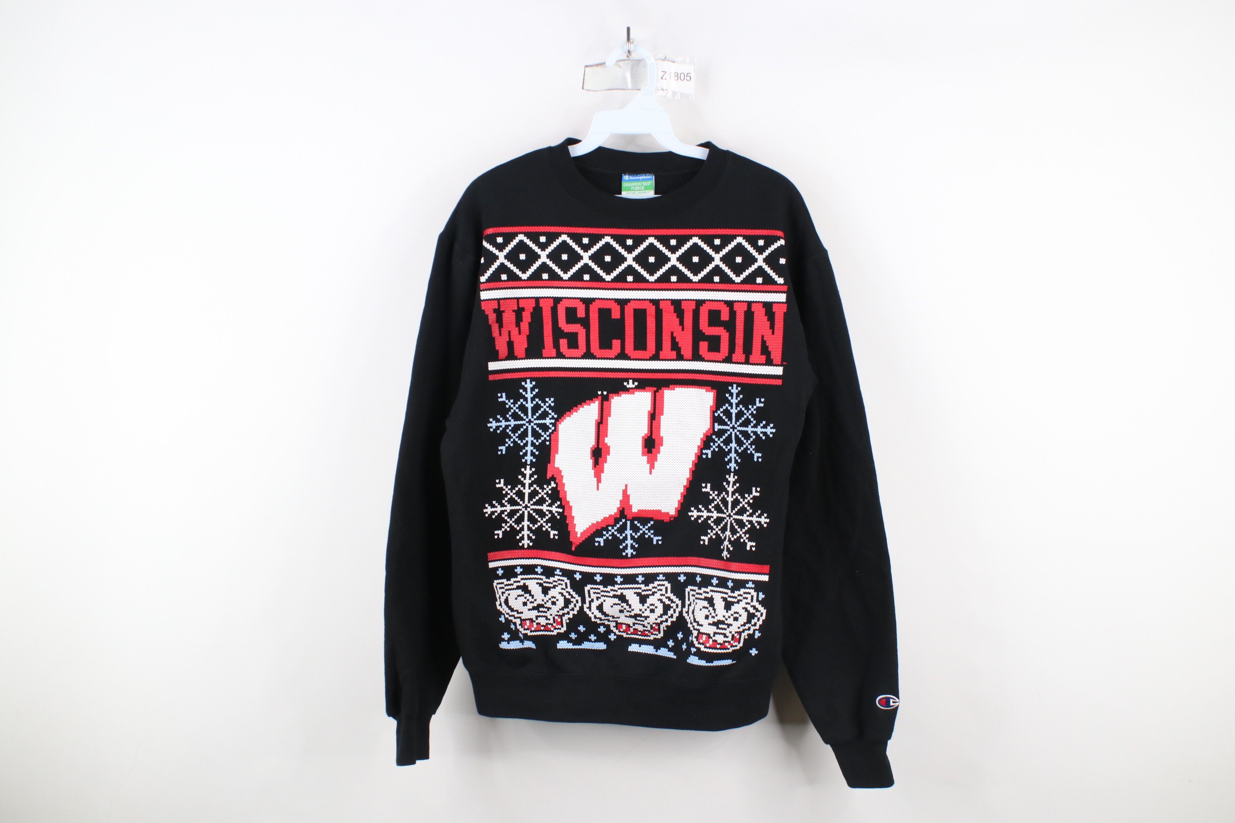 Champion × Vintage Vintage Y2K Champion University of Wisconsin Sweatshirt Size US S / EU 44-46 / 1 - 1 Thumbnail