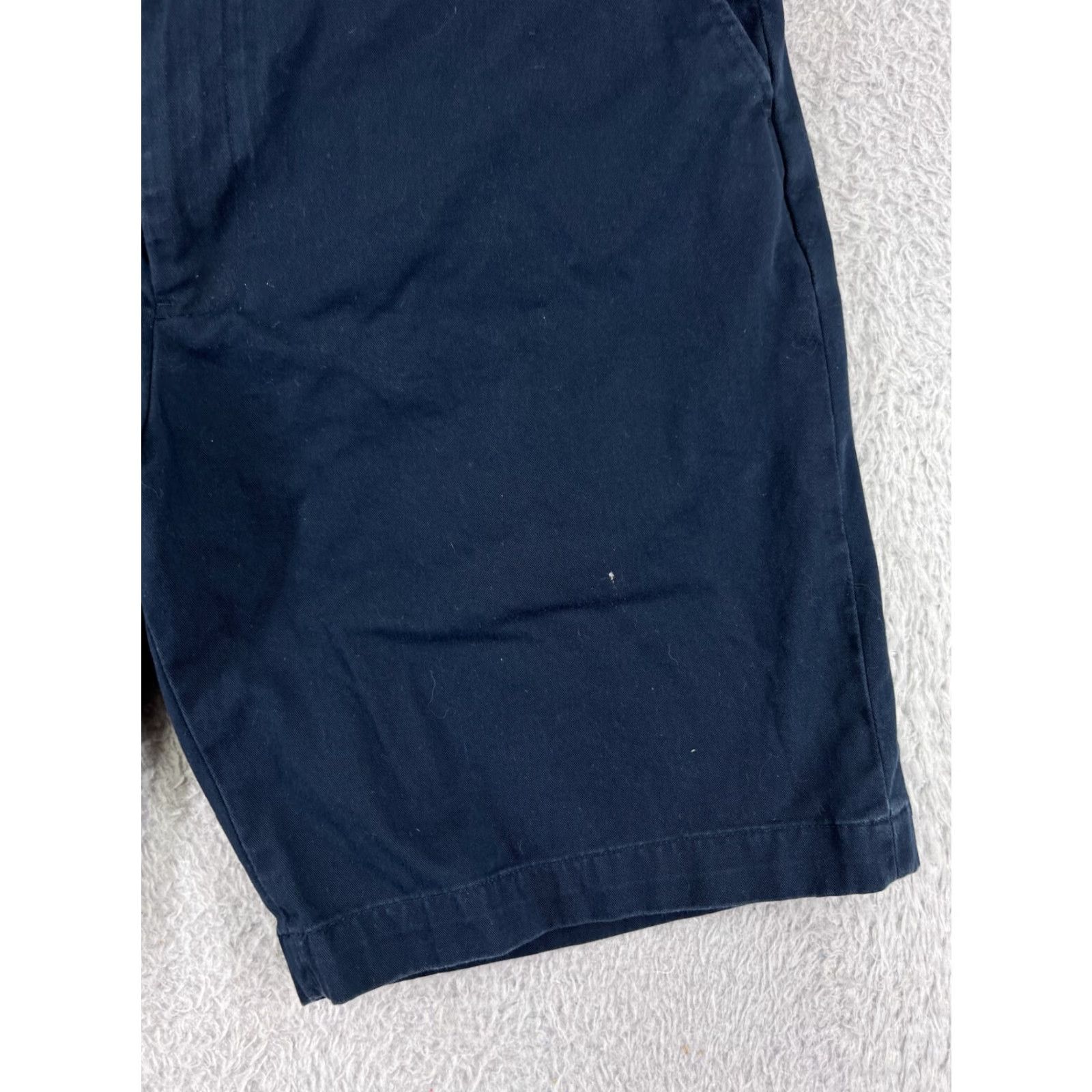 Nautica Nautica Shorts Mens 34 Blue 100% Cotton Twill Chino Zip Fly Casual Skate Surf - Regular Fit, Mid Rise, 10 Inseam, Cotton Canvas, Blue, Men Size US 34 / EU 50 - 5 Thumbnail