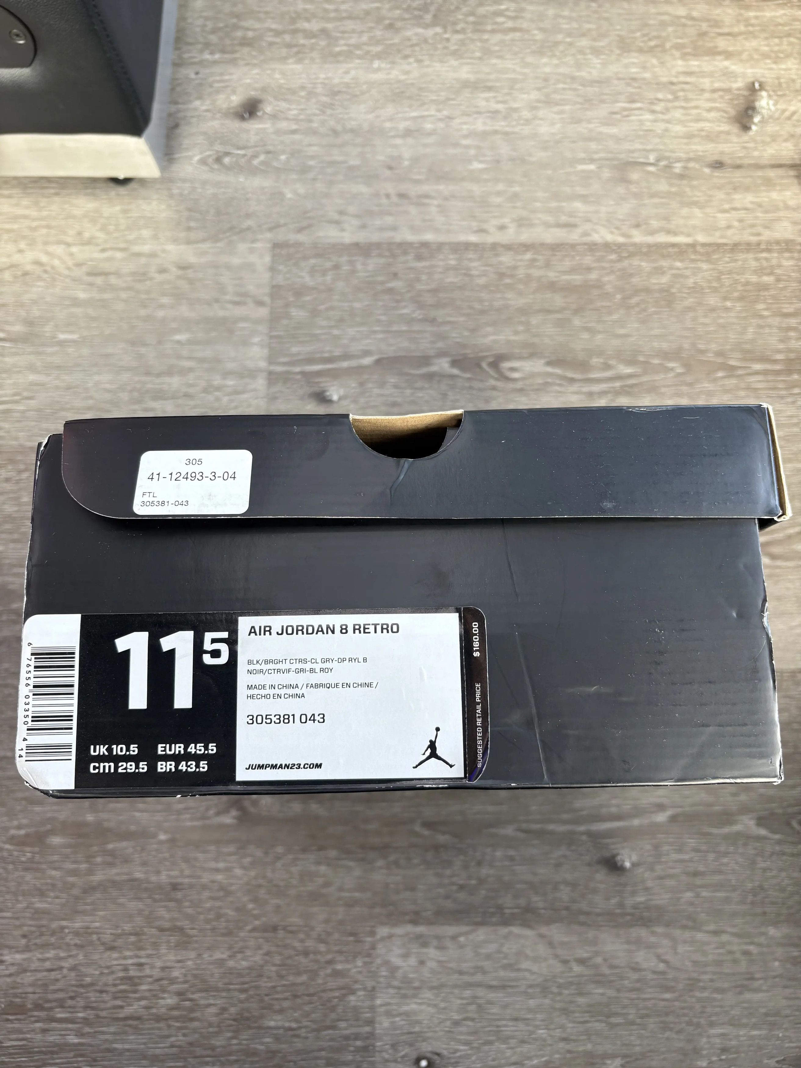 Jordan Brand Air Jordan 8 Retro "Phoenix Suns" **PRE-OWNED** Size US 11.5 / EU 44-45 - 7 Thumbnail