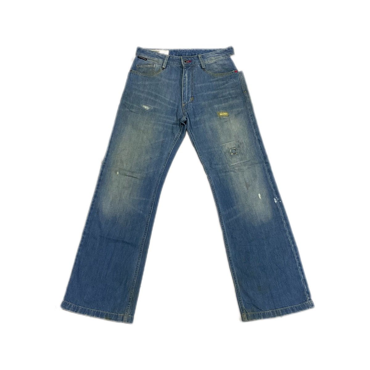Diesel × Hysteric Glamour × Jean 🔥Sick Y2K 55 DSL Baggy Denim Distressed Size US 30 / EU 46 - 6 Thumbnail