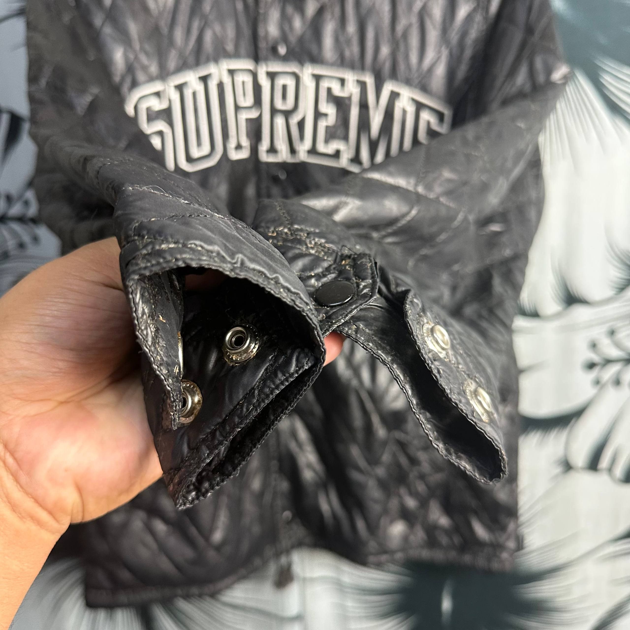 Supreme FW14 Supreme Quilted Arc Logo Coaches Jacket Size US L / EU 52-54 / 3 - 11 Thumbnail