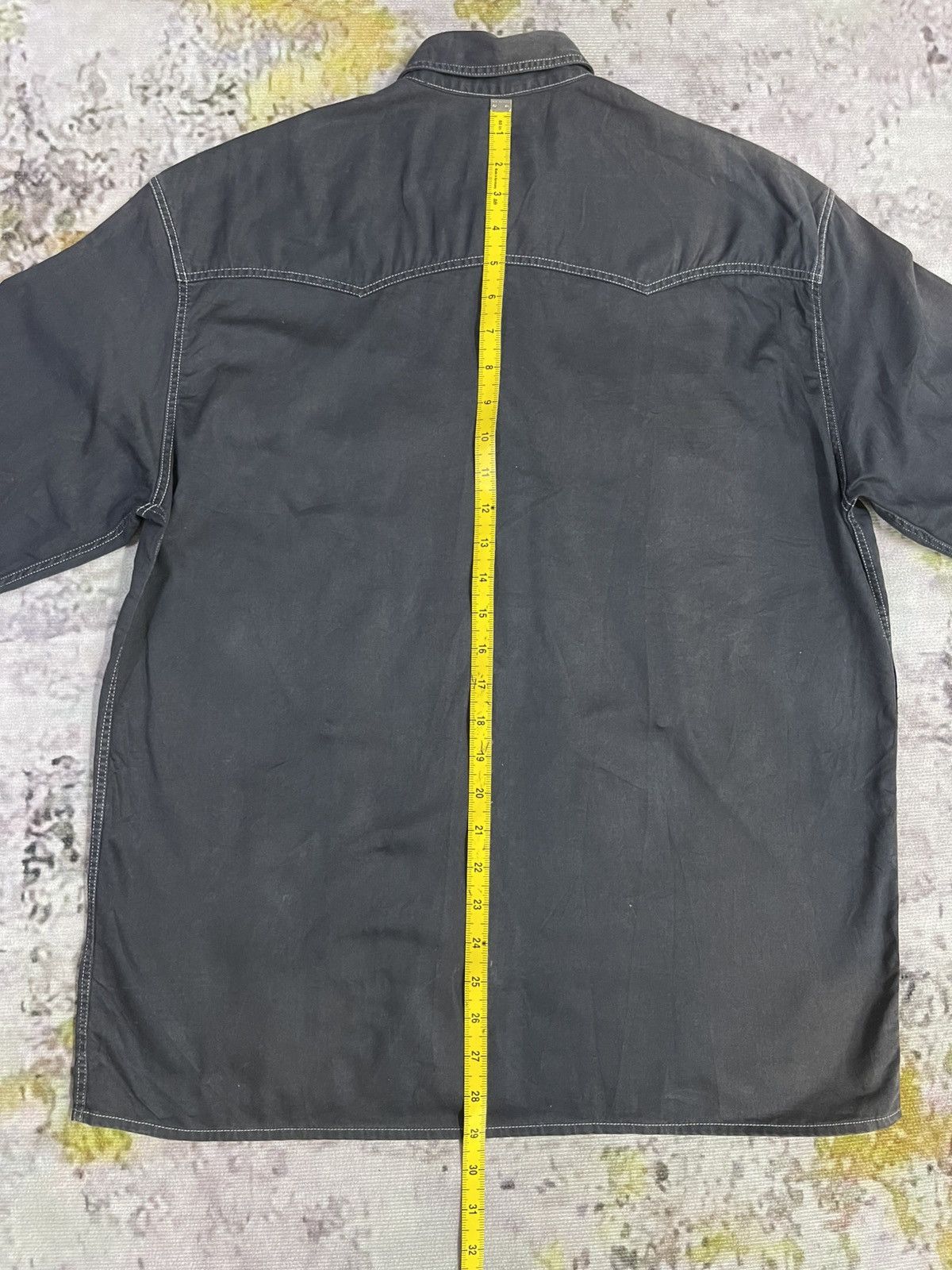 Versace Jeans Couture × Vintage Versace Vintage Black White Contrast Stitch Long Sleeve Size US XL / EU 56 / 4 - 12 Thumbnail