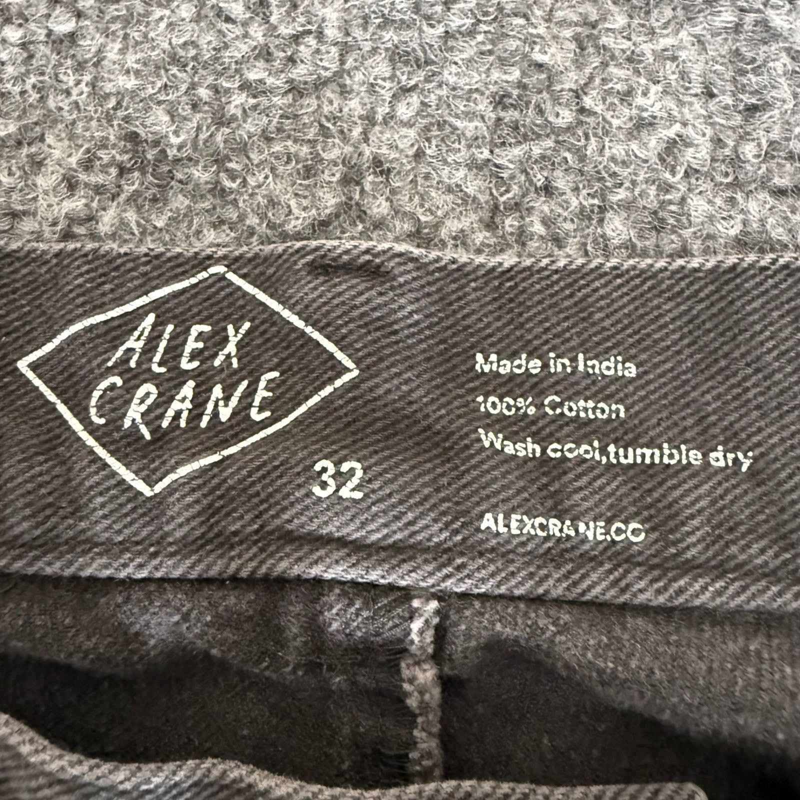 Alex Crane Alex Crane Jeans Mens 32x29 Gray Button Fly Casual Denim Size US 32 / EU 48 - 2 Thumbnail
