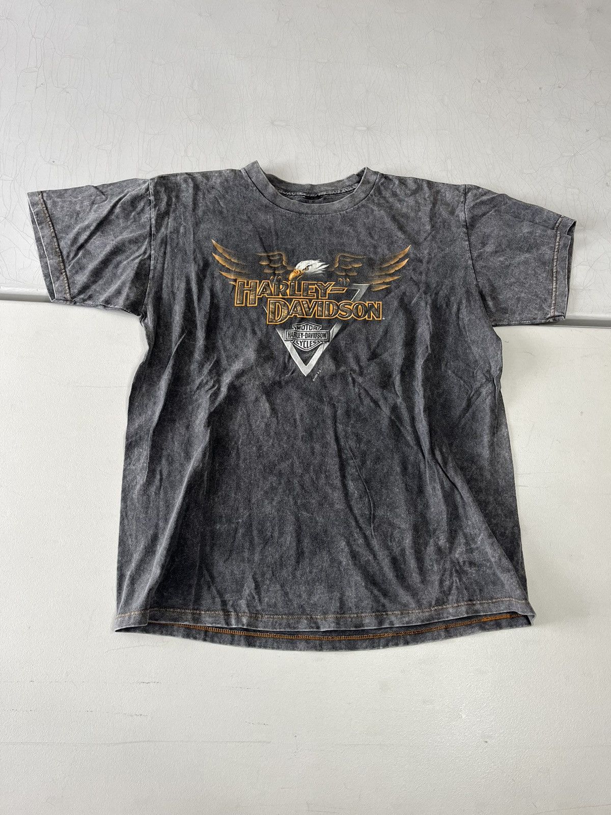 Harley Davidson × Vintage Vintage 90s Harley Davidson shirt Size US L / EU 52-54 / 3 - 1 Thumbnail