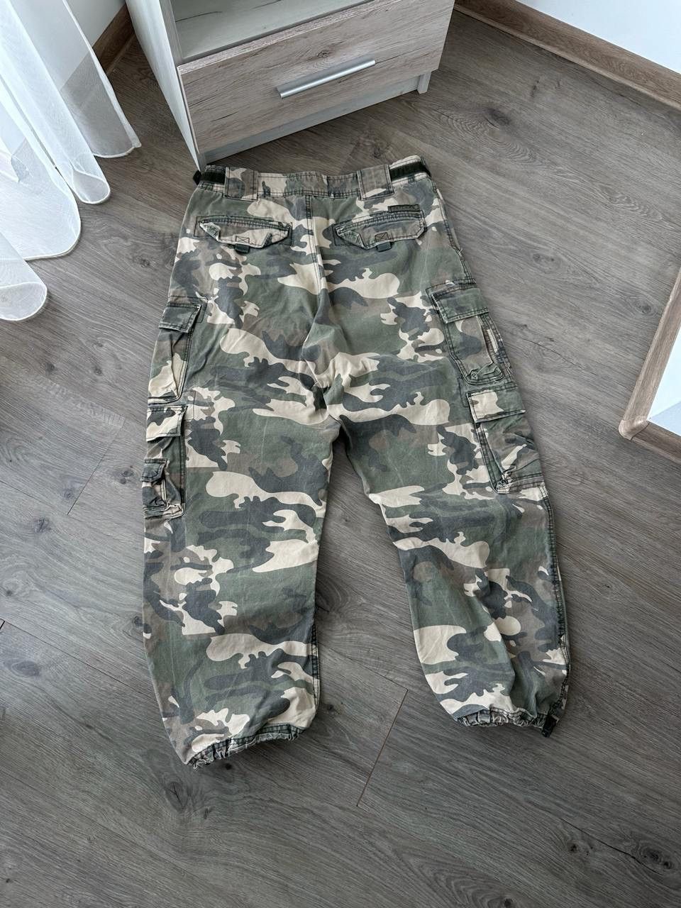 Japanese Brand × Jet Lag × Vintage Vintage Japanese Brand Camo Cargo Baggy Jet Lag Pants Size US 36 / EU 52 - 12 Thumbnail