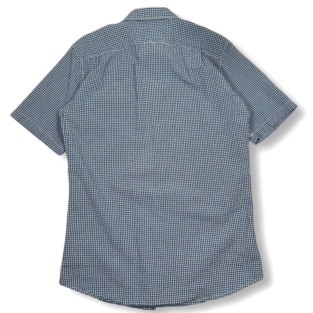 Eddie Bauer Eddie Bauer Men Classic Fit Gingham Short Sleeve Button-Down Shirt M Blue Mens Medium Tall Size US M / EU 48-50 / 2 - 3 Thumbnail